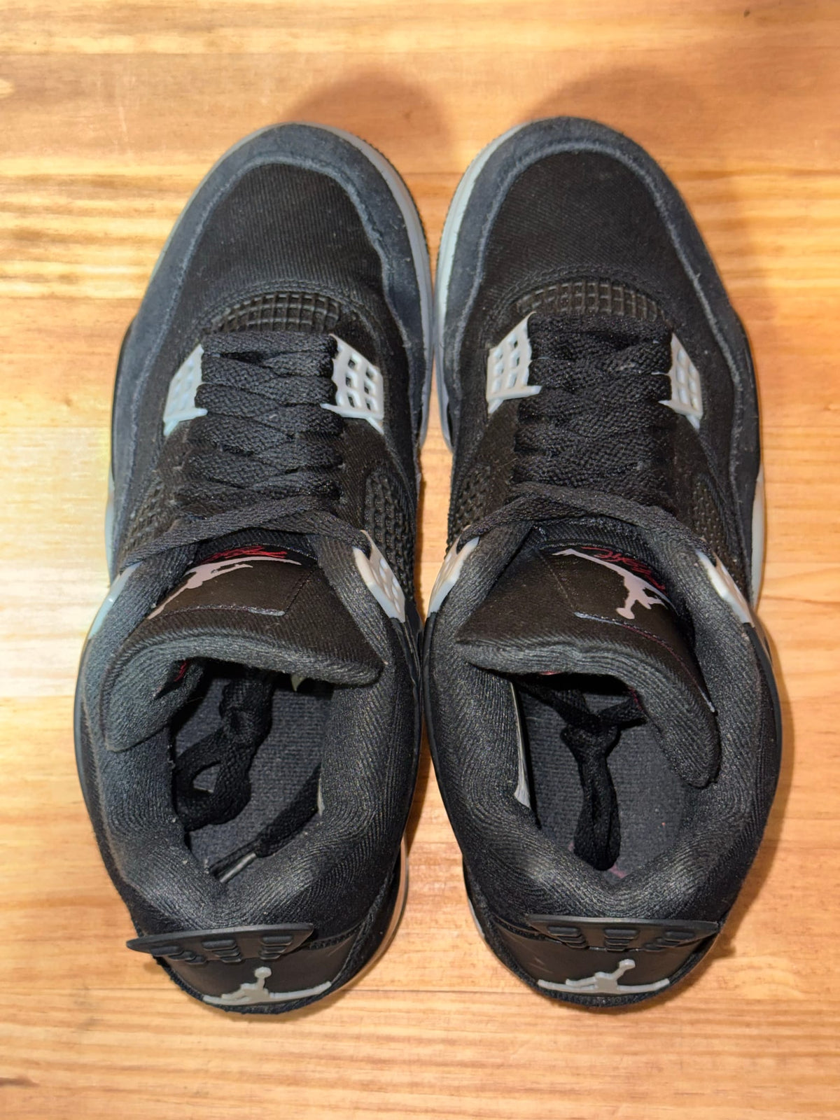 Jordan 4 Retro SE Black Canvas - Size 8.5