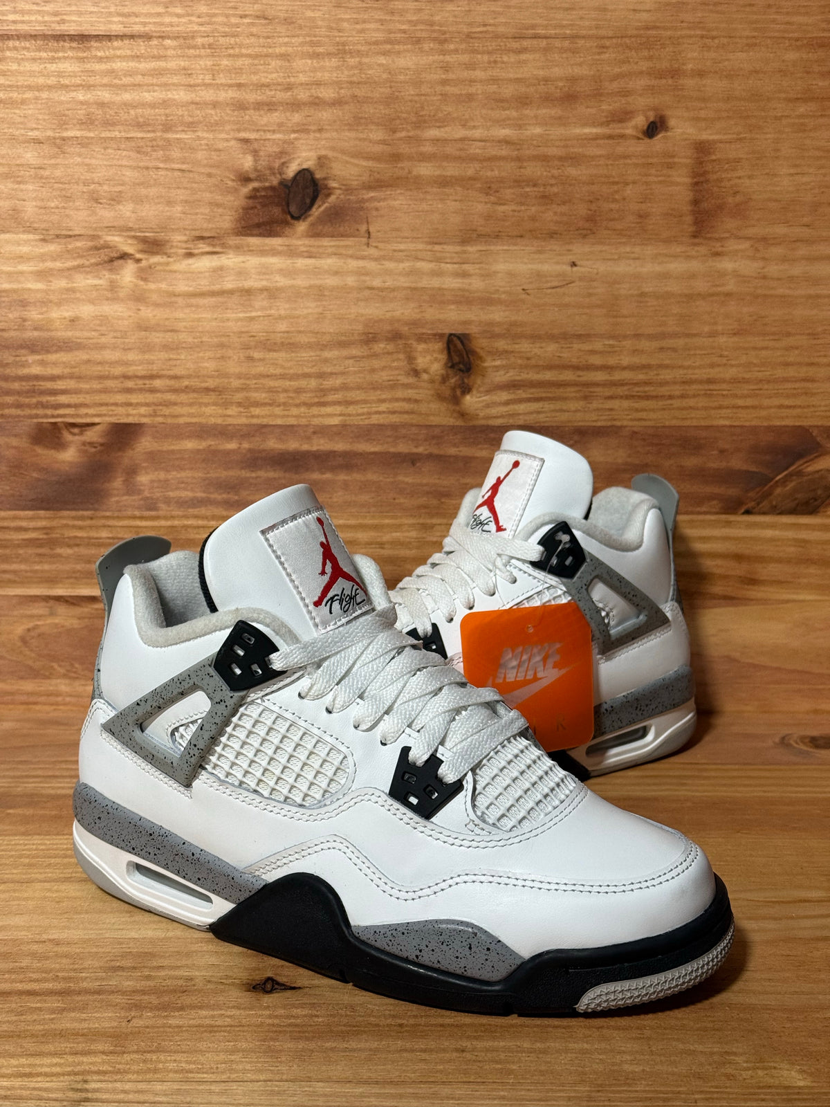 Jordan 4 Retro White Cement (2025) (GS) - Size 6.5Y