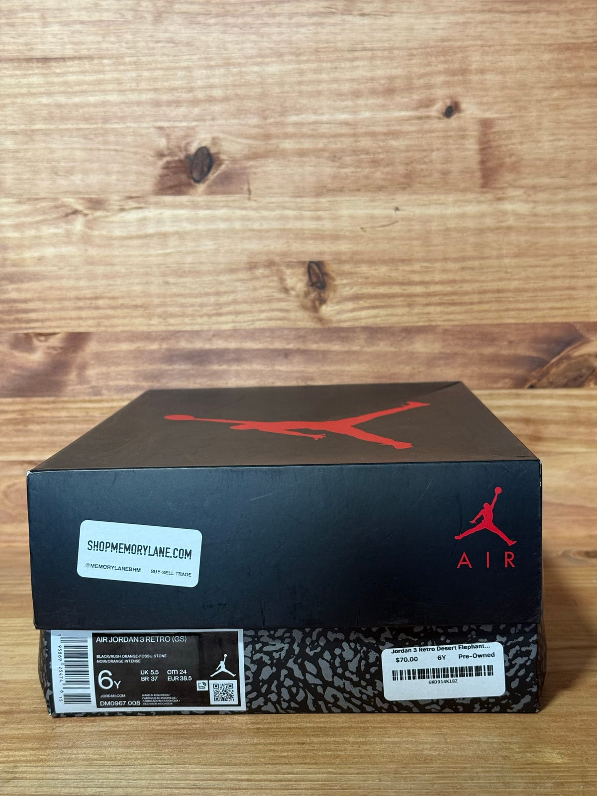 Jordan 3 Retro Desert Elephant (GS) - Size 6Y