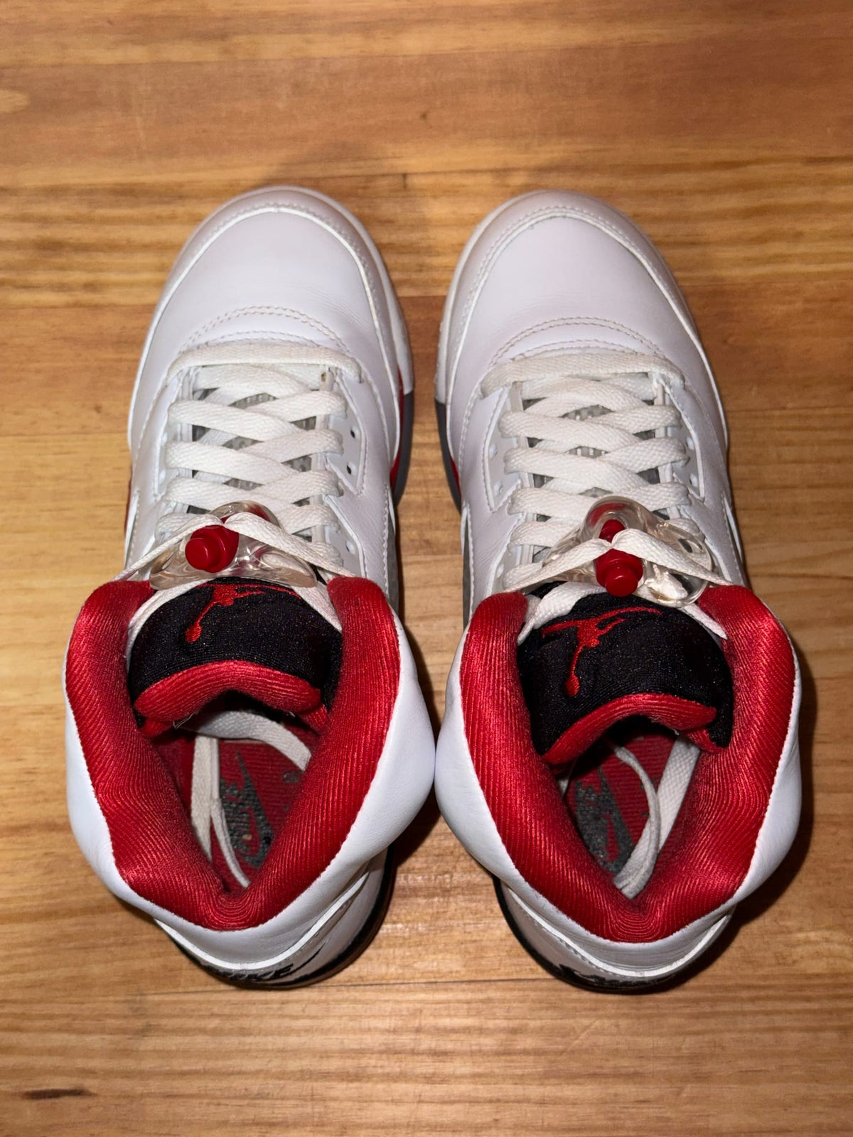 Jordan 5 Retro Fire Red Black Tongue (2025) (GS) - Size 5.5Y