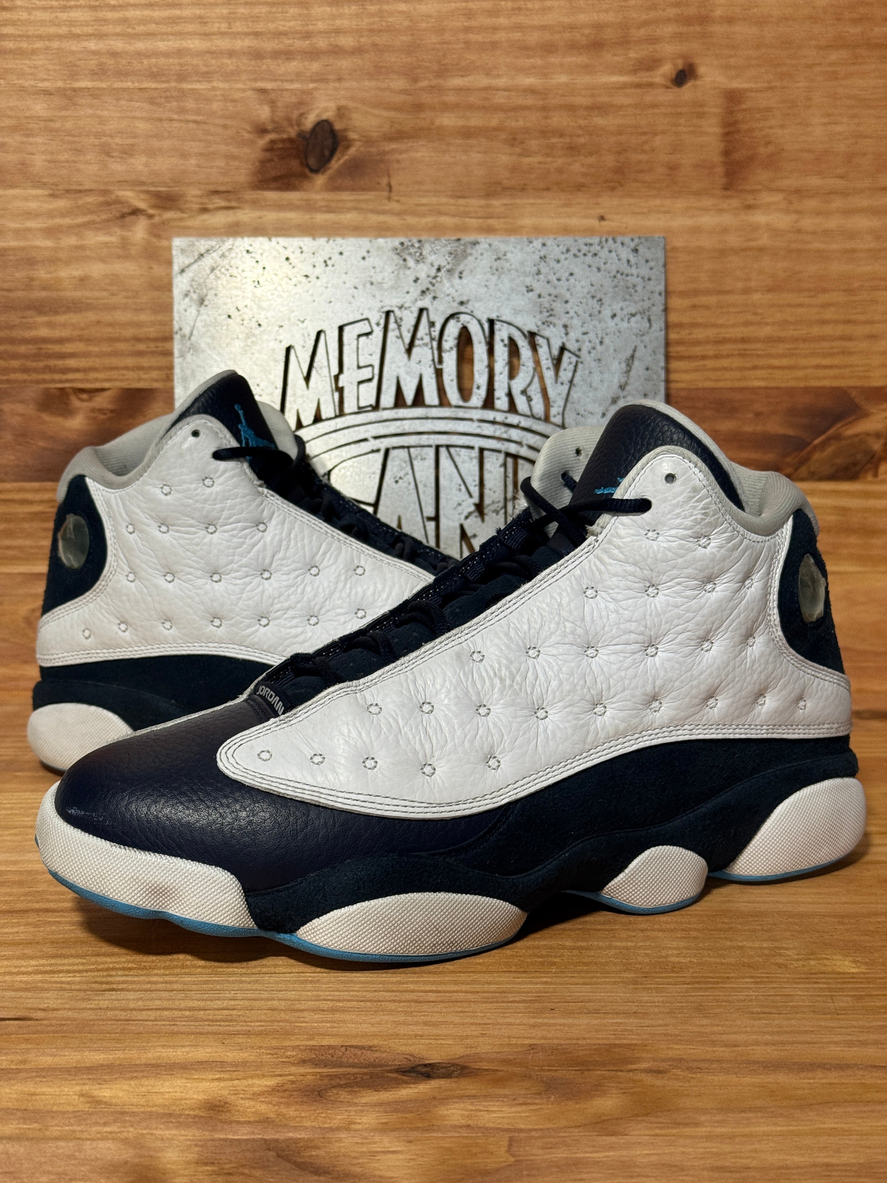 Jordan 13 Retro Obsidian Powder Blue White