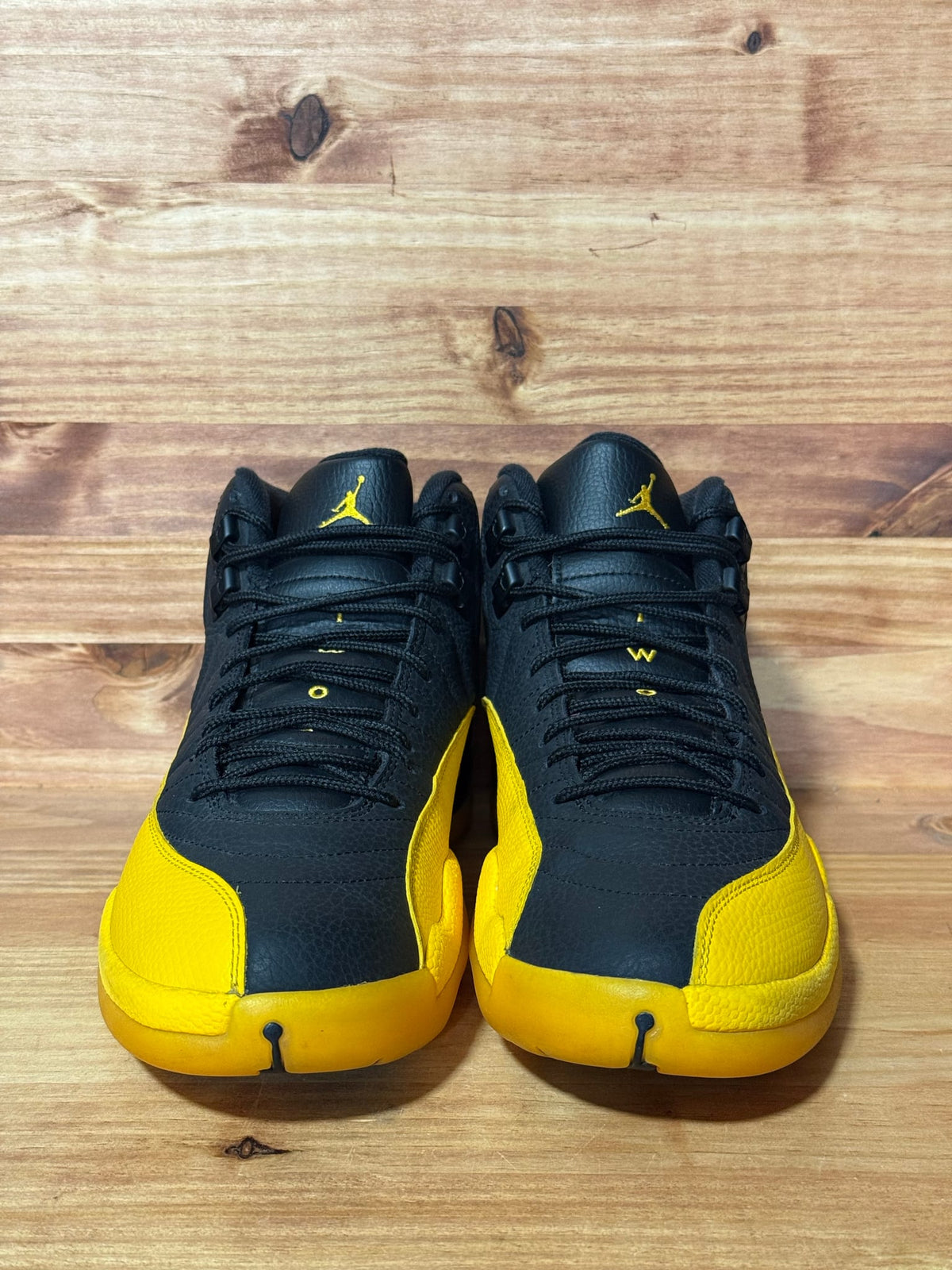 Jordan 12 Retro Black University Gold - Size 10.5