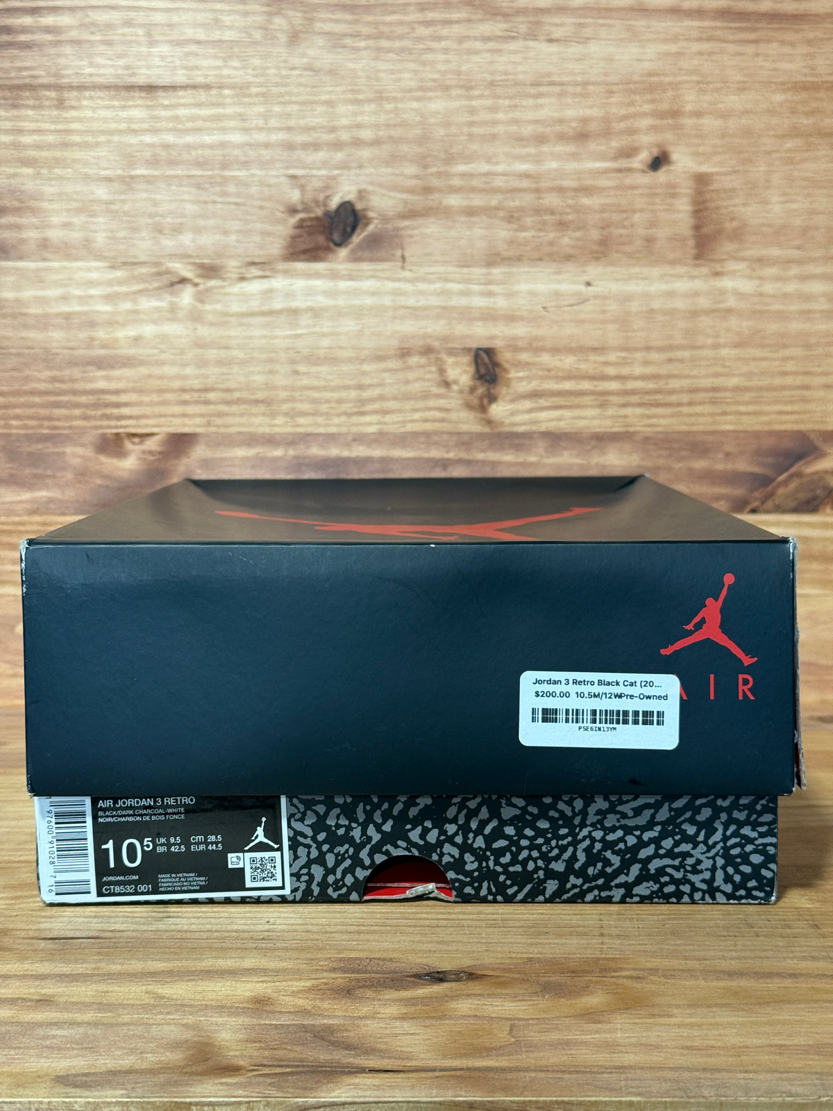 Jordan 3 Retro Black Cat (2025)