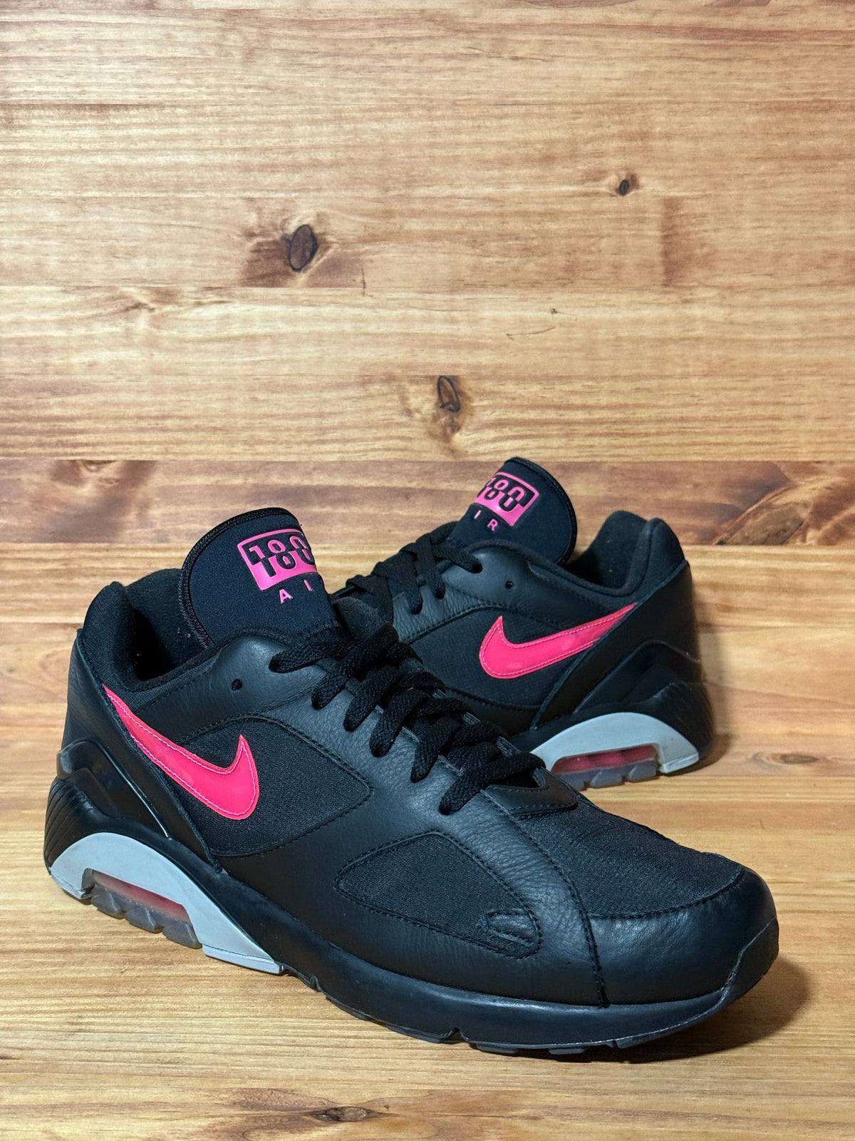 Nike Air Max 180 Black Pink Blast - Size 13