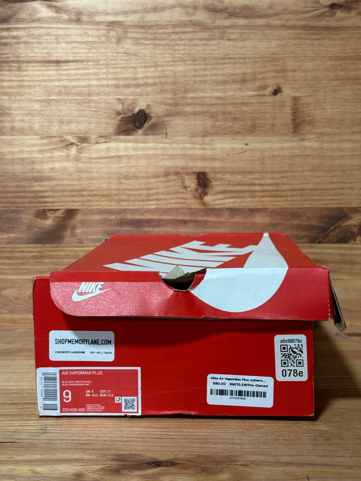 Nike Air VaporMax Plus University Blue