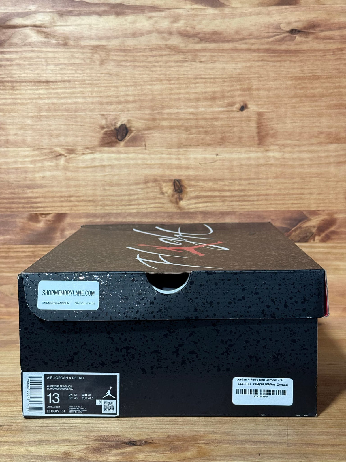 Jordan 4 Retro Red Cement - Size 13