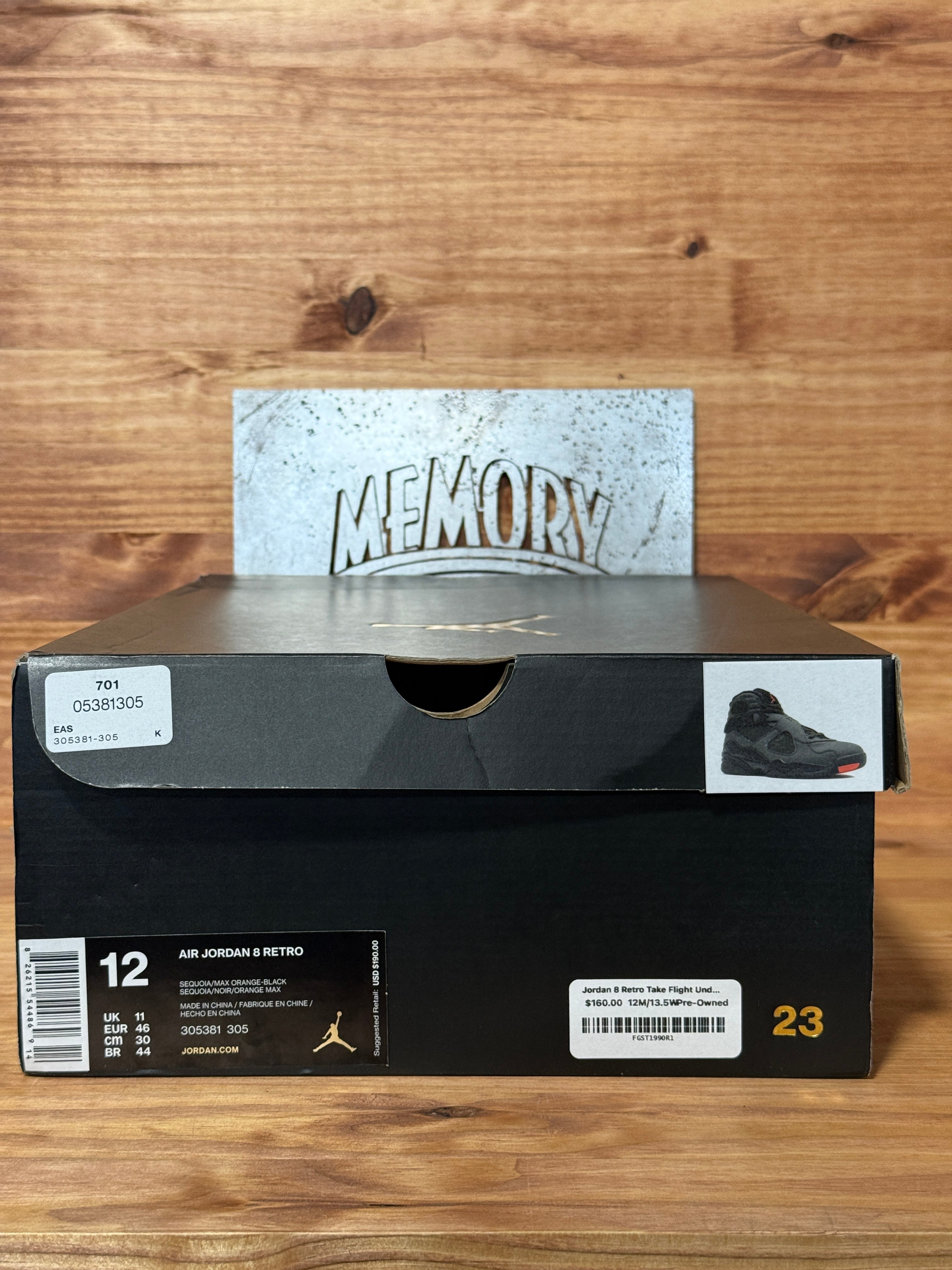 Jordan 8 Retro Take Flight Undefeated