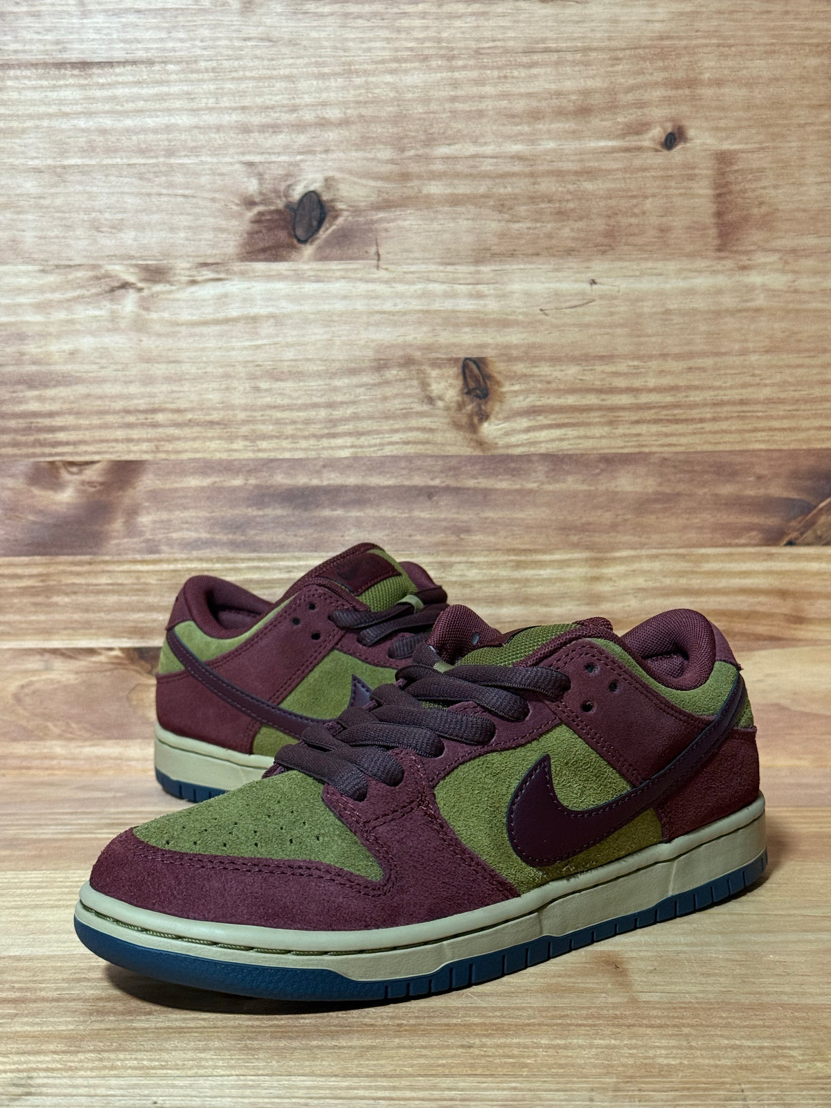 Nike SB Dunk Low Dark Team Red Olive Flak