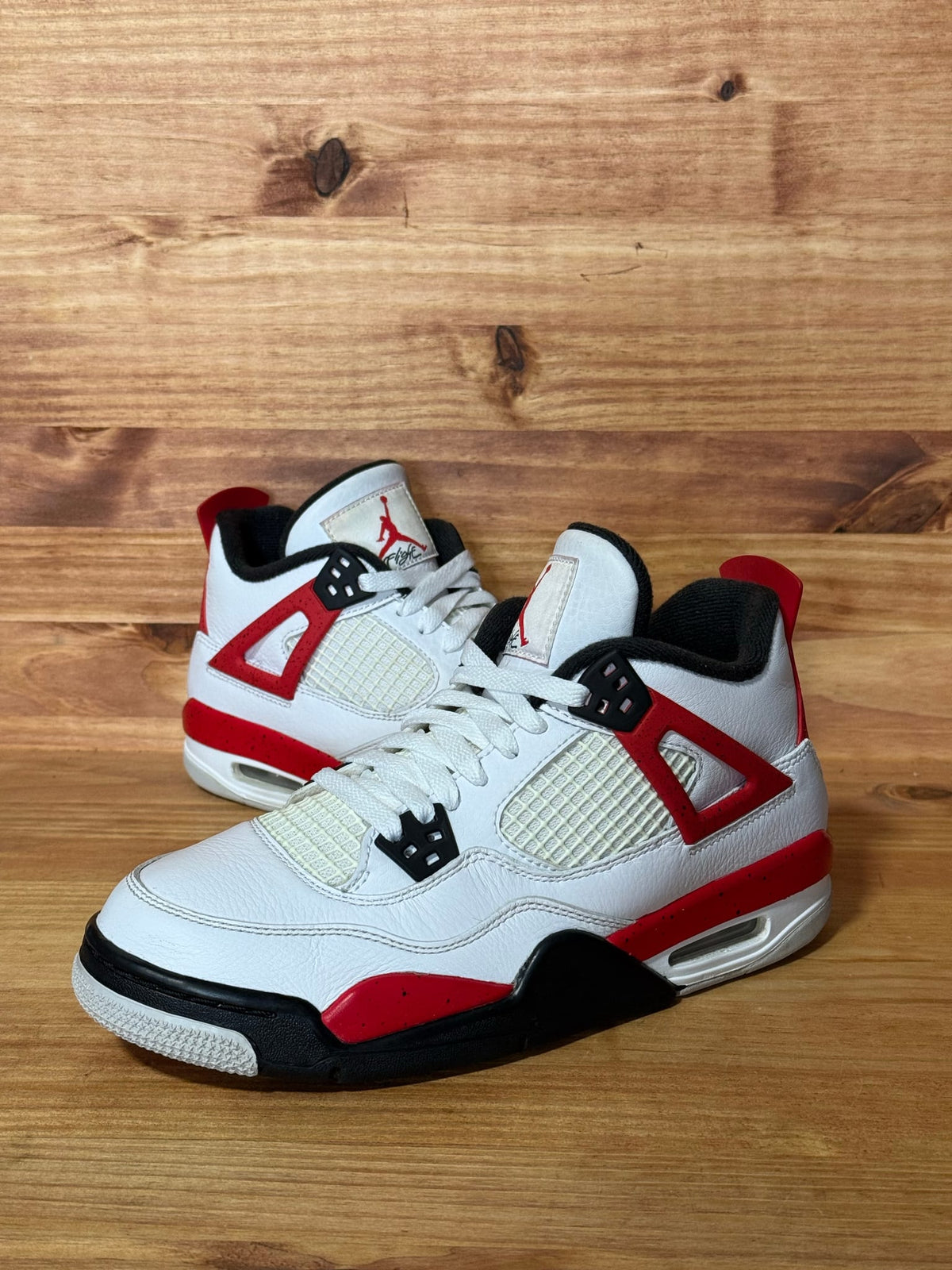 Jordan 4 Retro Red Cement (GS) - Size 7Y