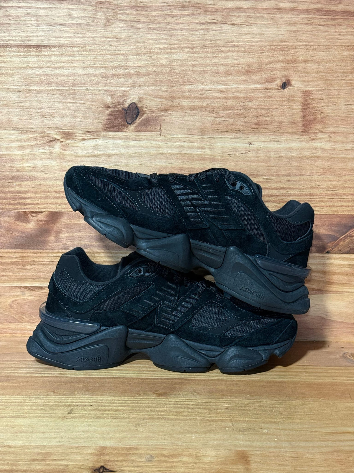 New Balance 9060 Triple Black - Size 8