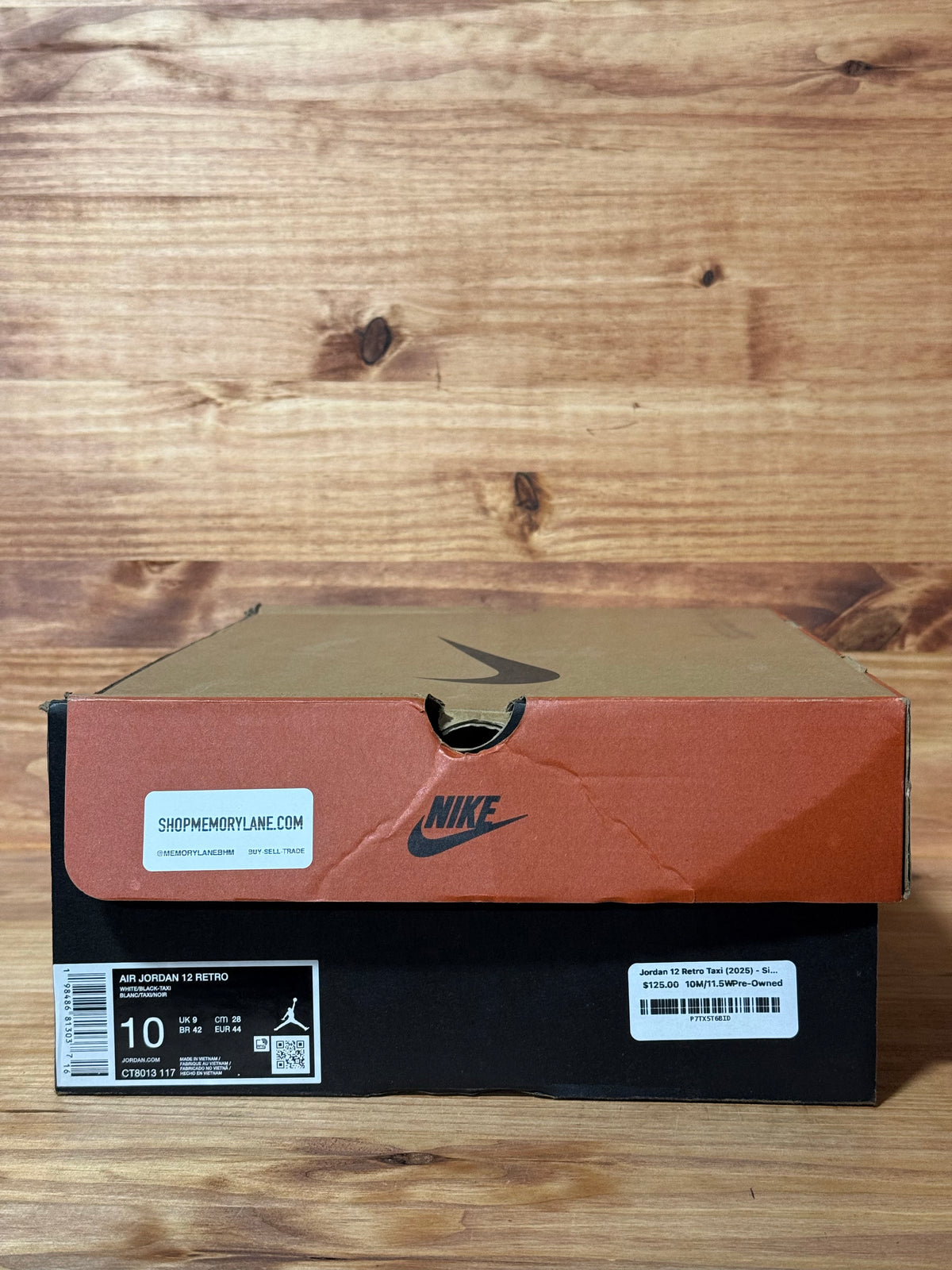 Jordan 12 Retro Taxi (2025) - Size 10
