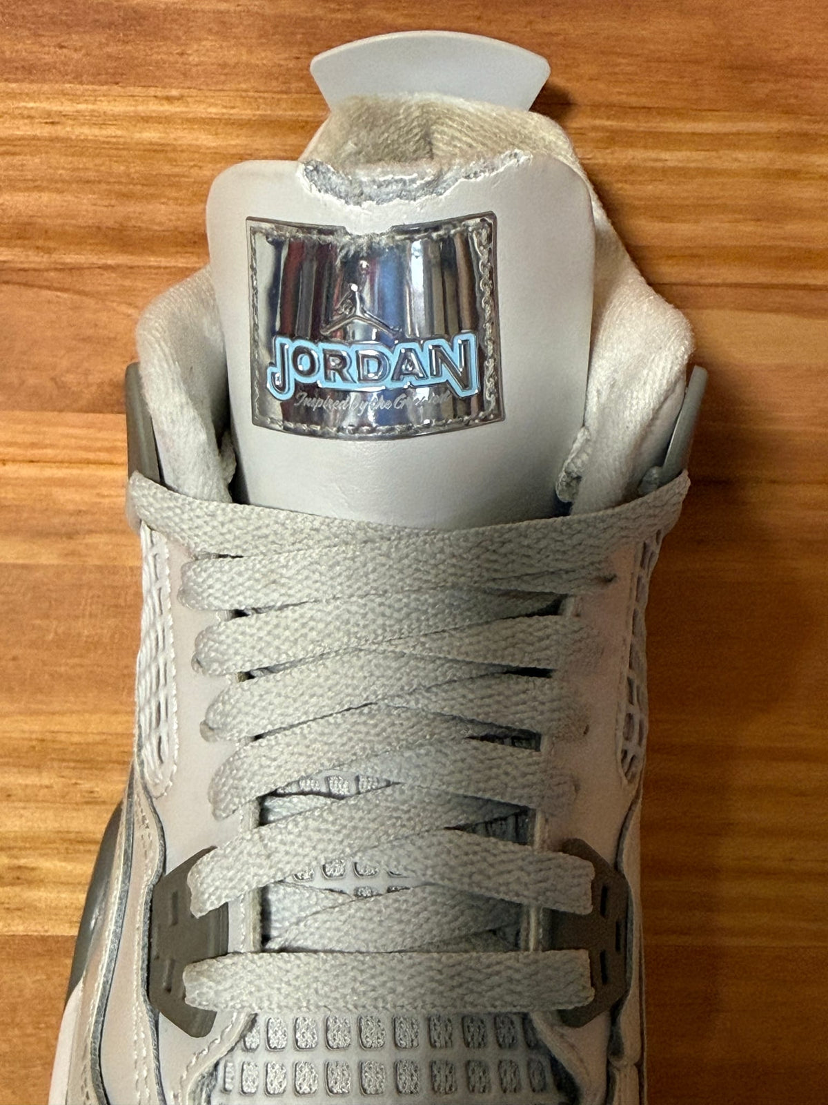 Jordan 4 Retro Photon Dust Blue Chill (GS) - Size 5.5Y