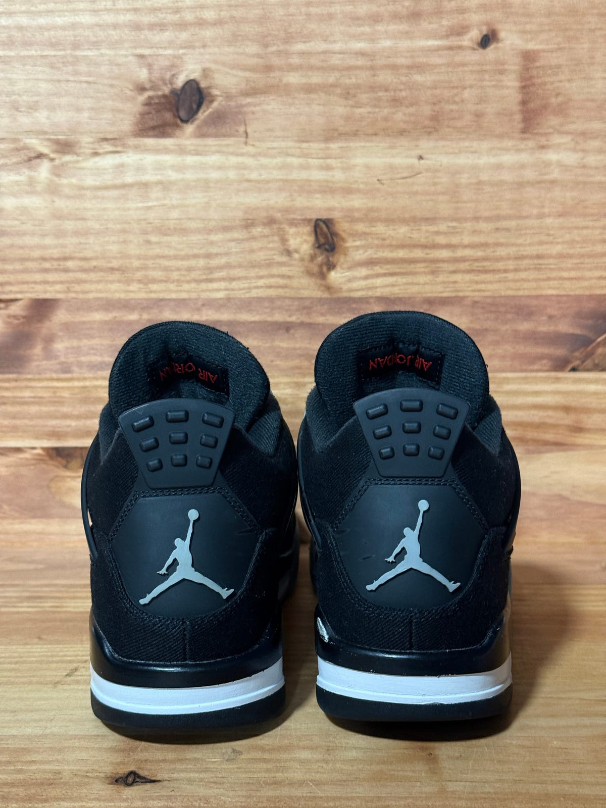 Jordan 4 Retro SE Black Canvas - Size 8.5