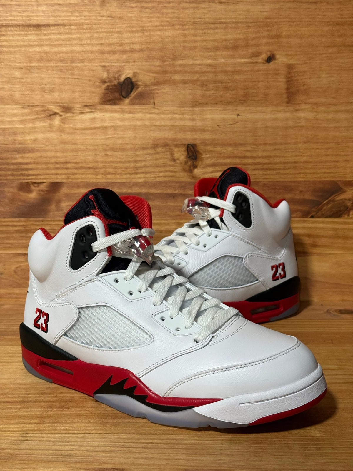 Jordan 5 Retro Fire Red Black Tongue (2025) - Size 10