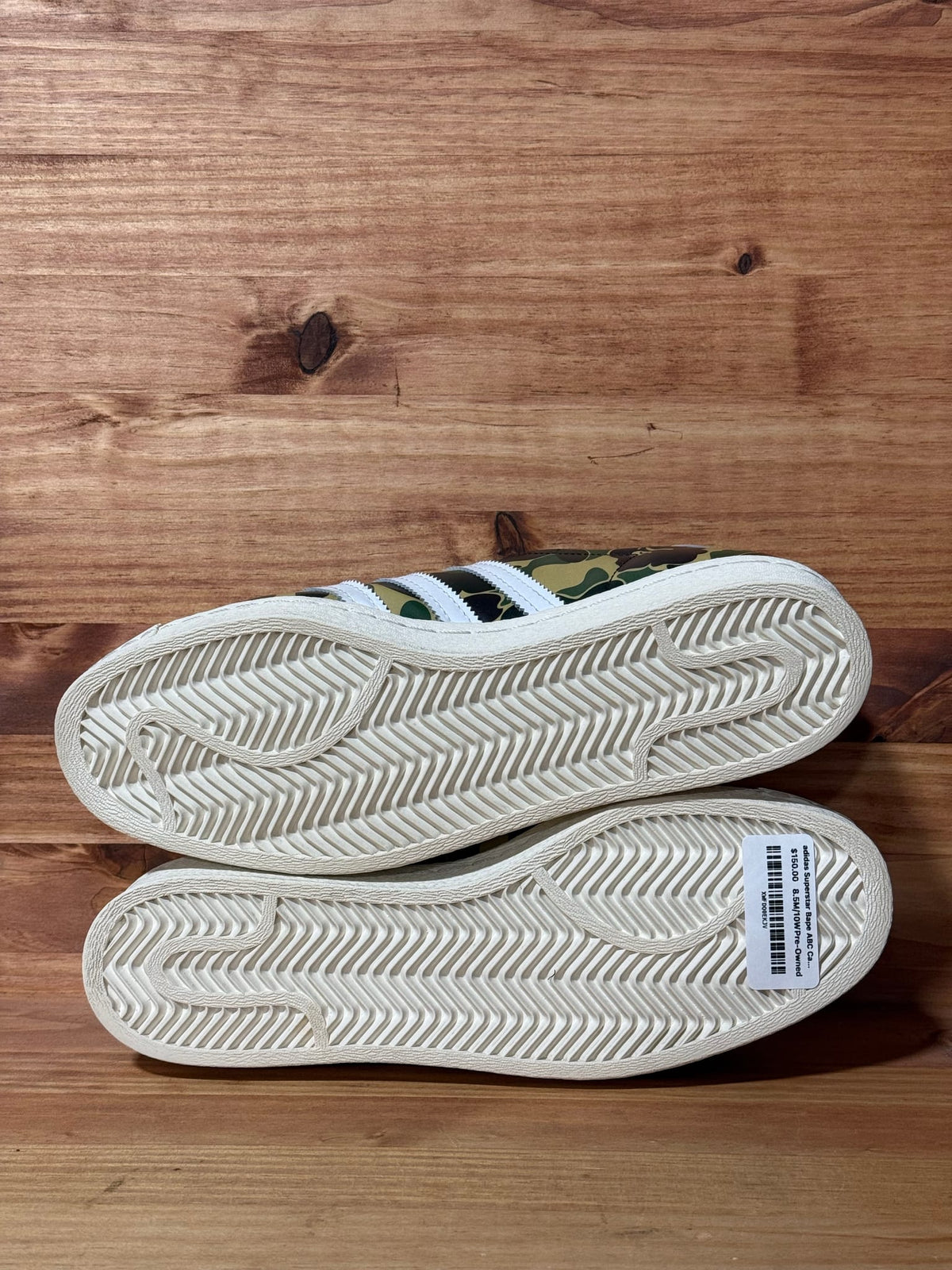 adidas Superstar Bape ABC Camo Green - Size 8.5