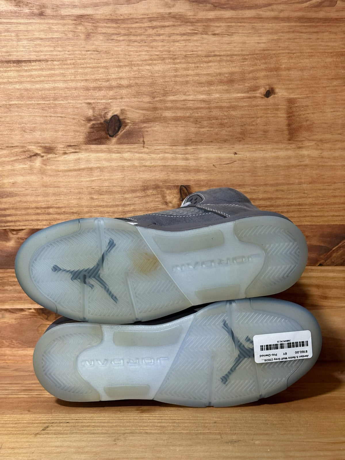 Jordan 5 Retro Wolf Grey (2026) (GS) - Size 6Y