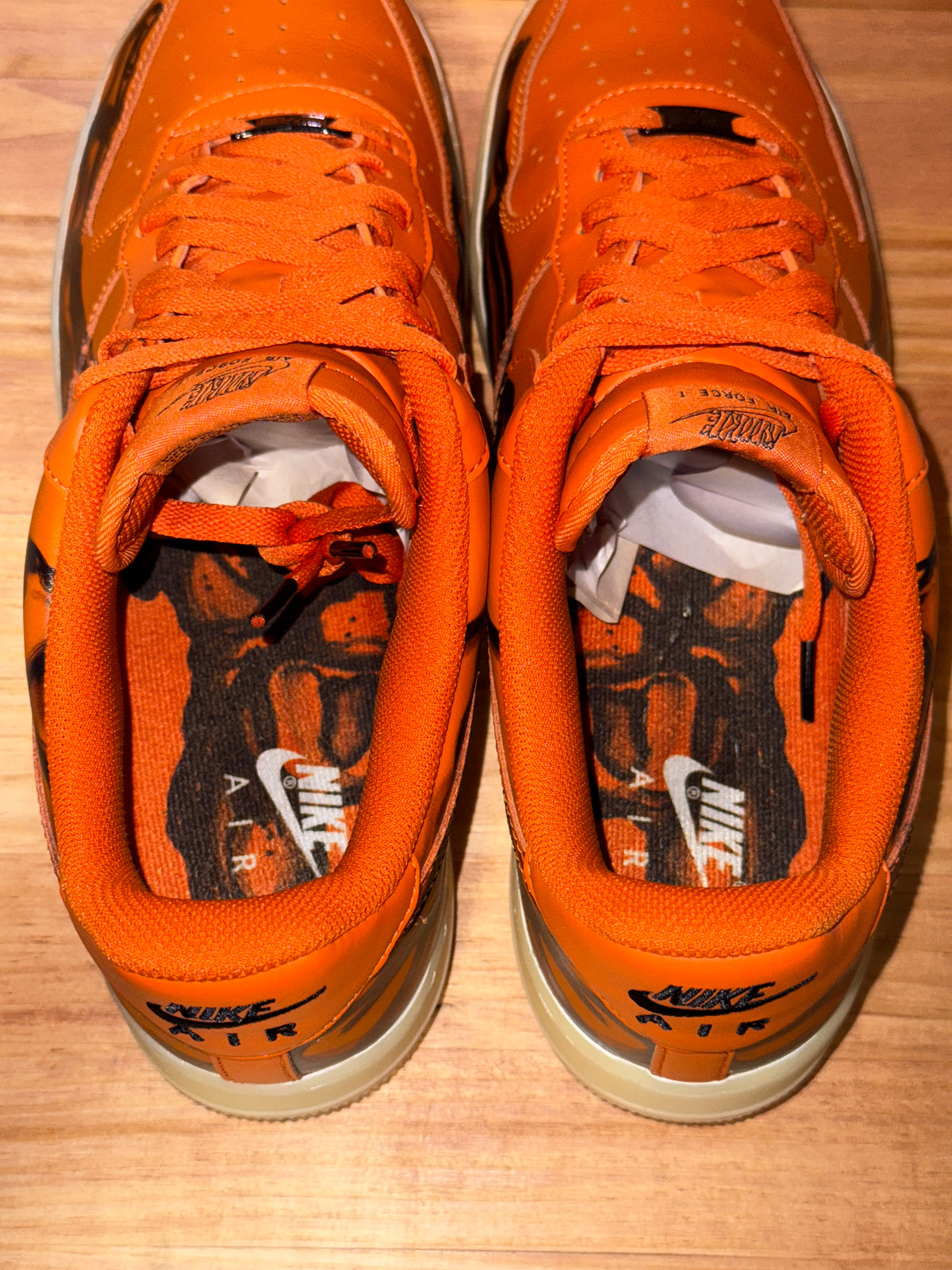 Nike Air Force 1 Low Orange Skeleton Halloween (2020)