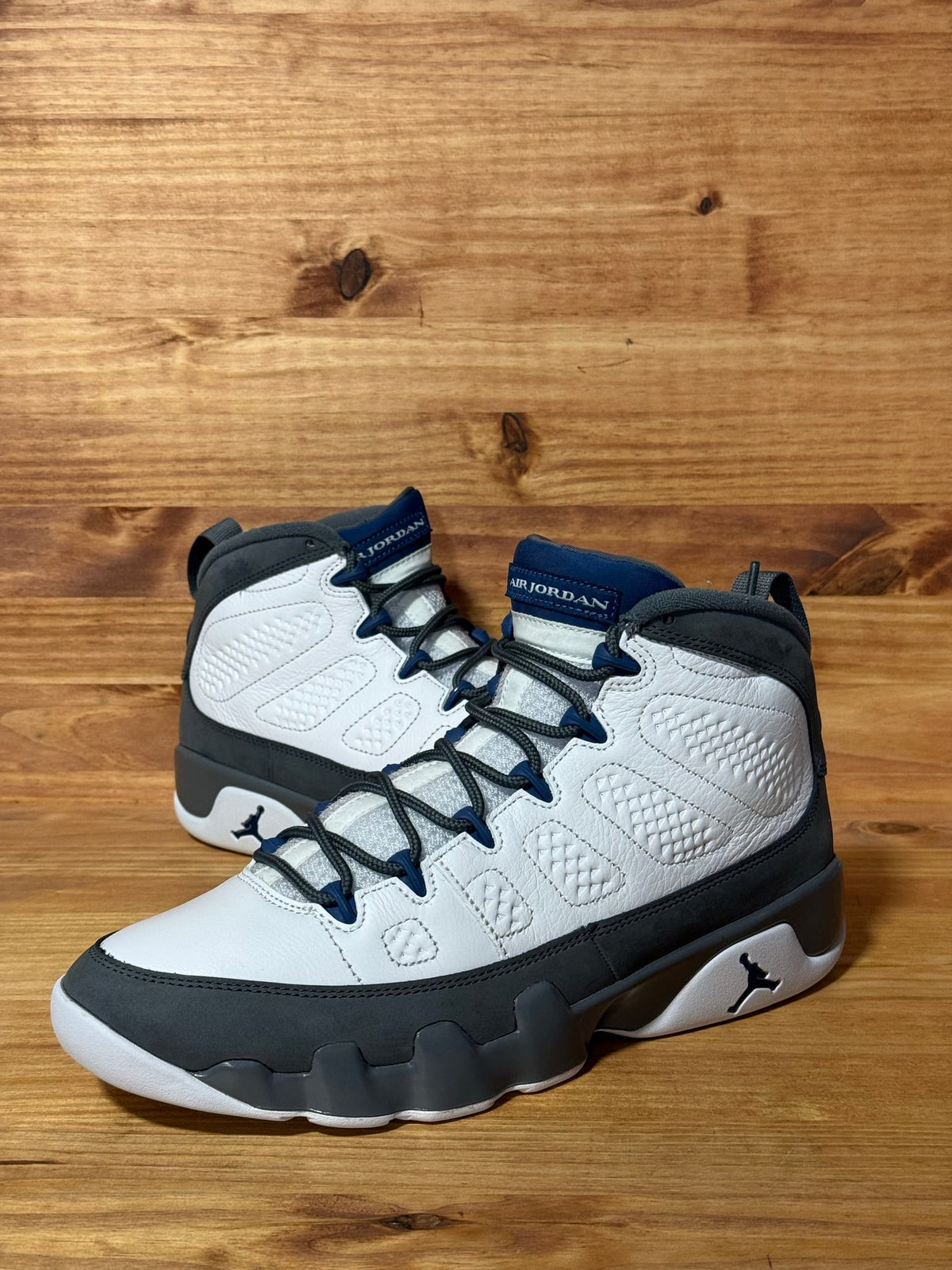 Jordan 9 Retro Flint Grey French Blue (2026) - Size 11