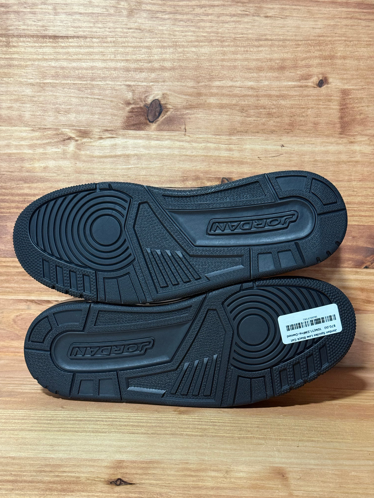 Jordan Spizike Low Black Cat