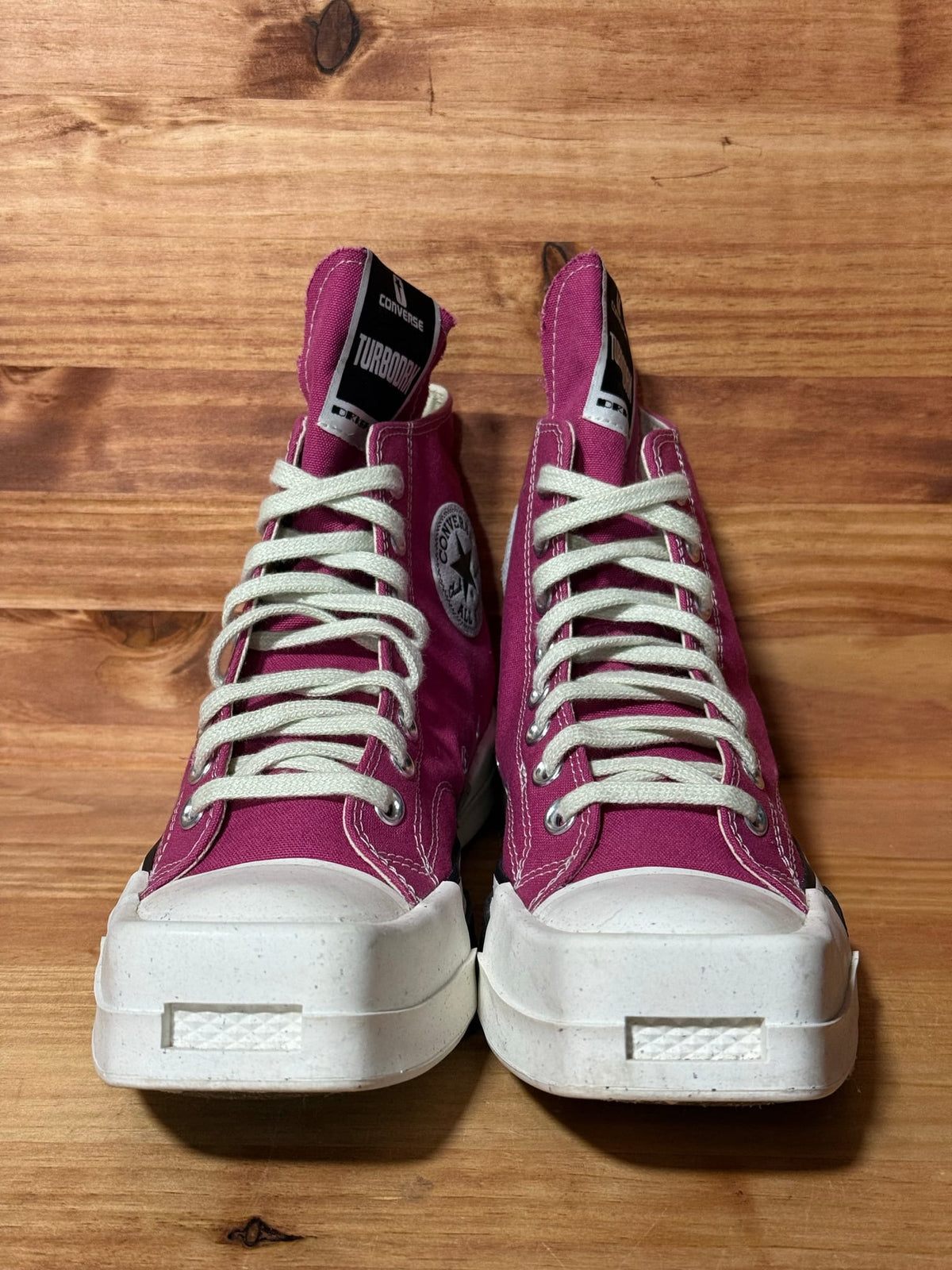 Converse TURBODRK Laceless Chuck Taylor All Star 70 Hi Rick Owens DRKSHDW Cactus Flower Pink