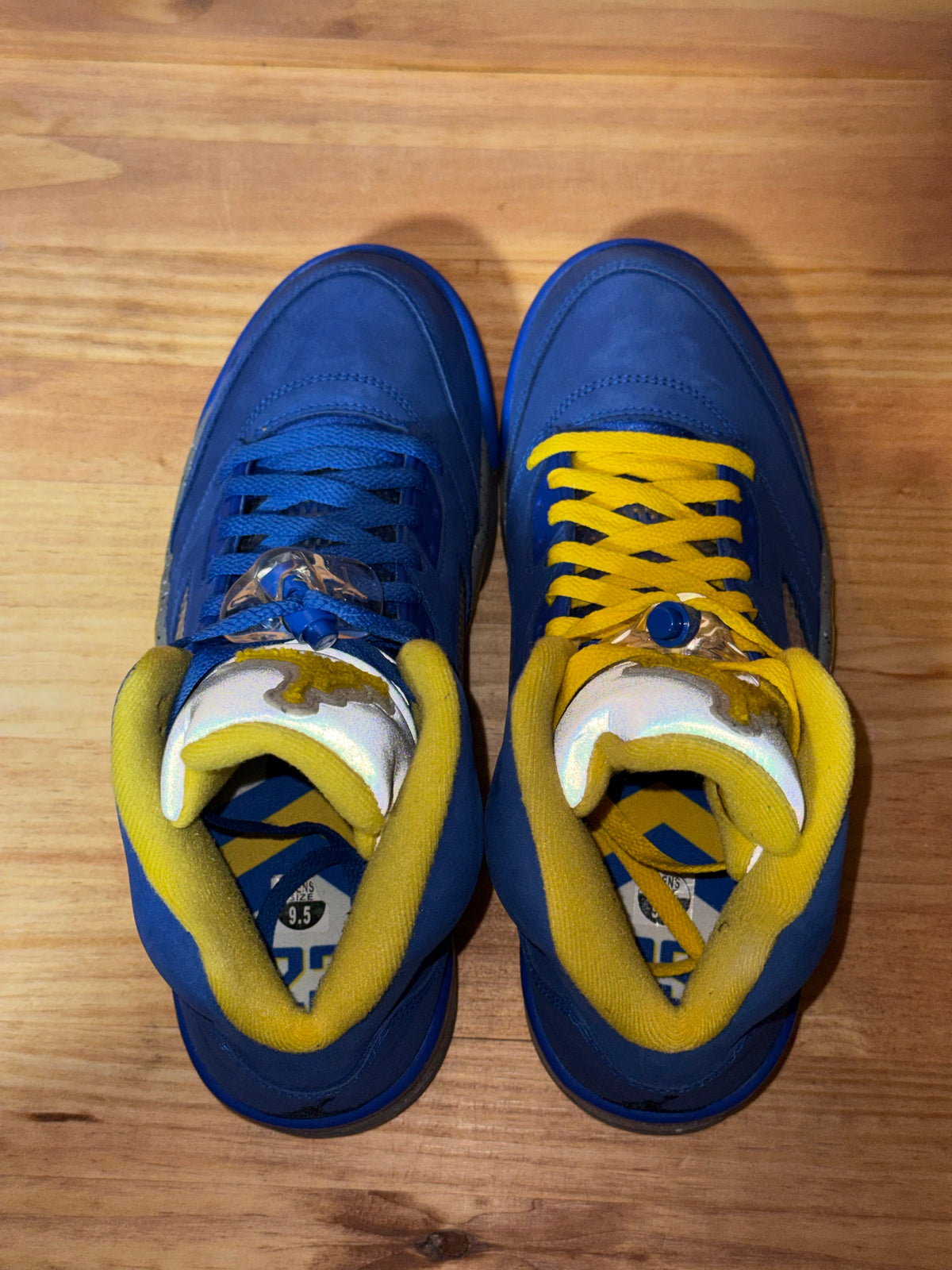 Jordan 5 Retro JSP Laney Varsity Royal - Size 9.5