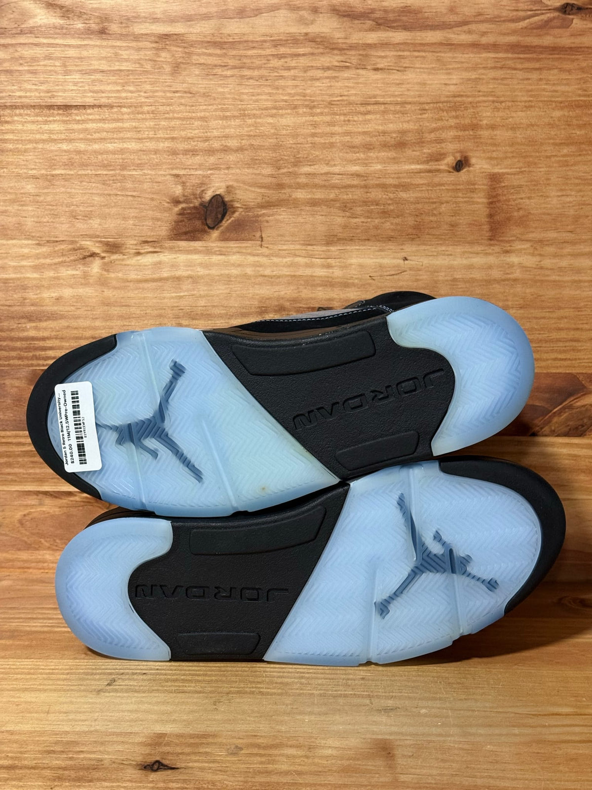 Jordan 5 Retro Black University Blue (2026) - Size 11