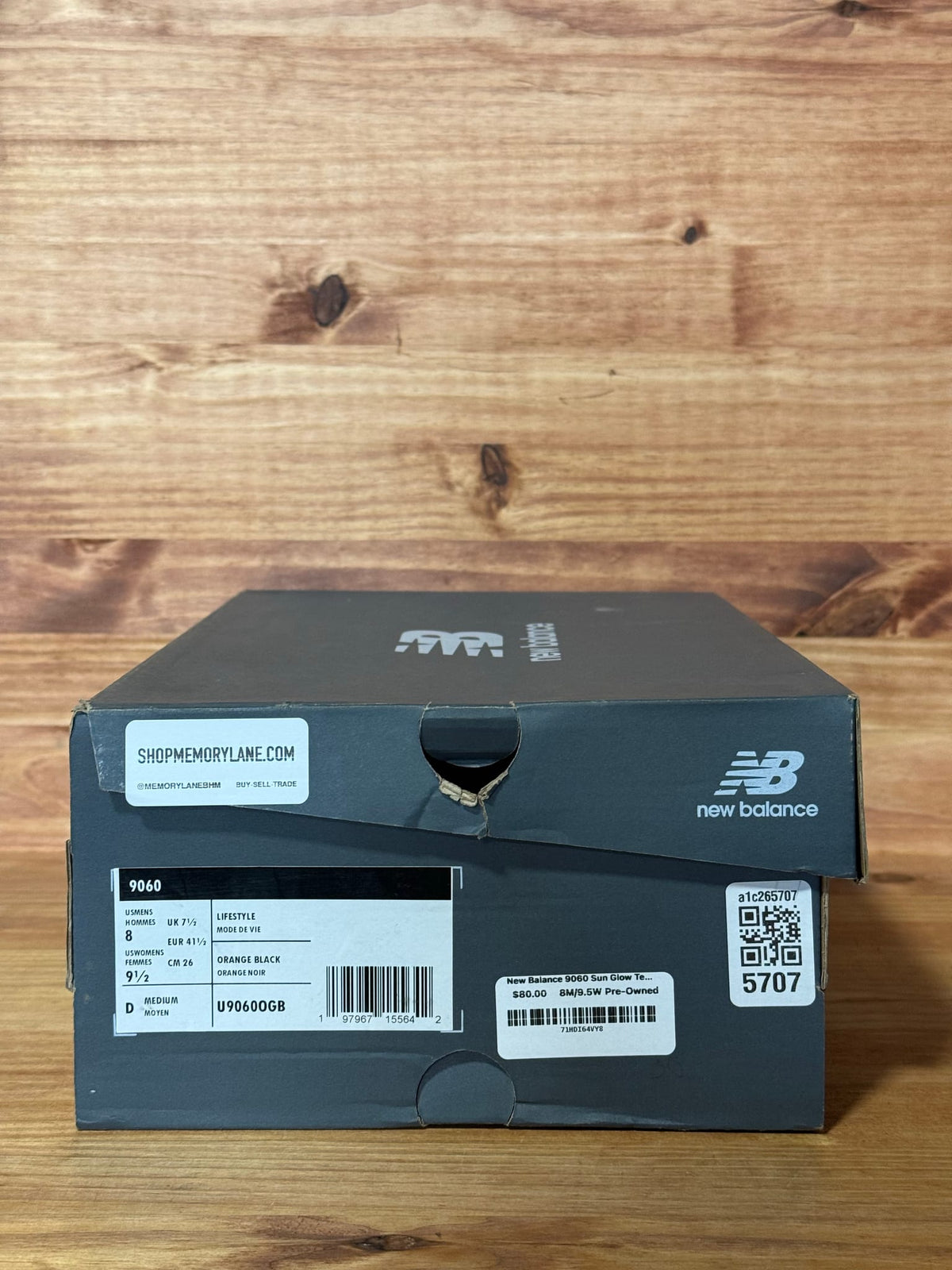 New Balance 9060 Sun Glow Team Sky Blue - Size 8
