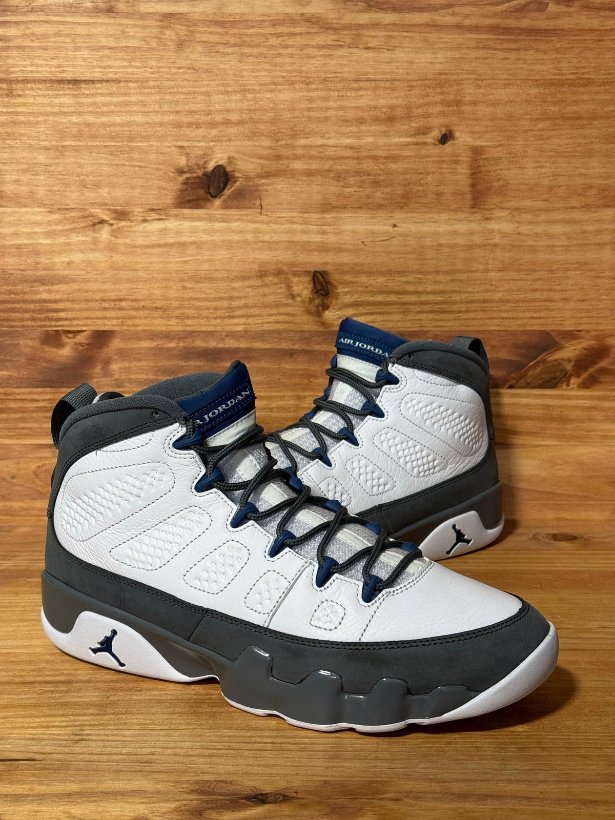 Jordan 9 Retro Flint Grey French Blue (2026) - Size 11