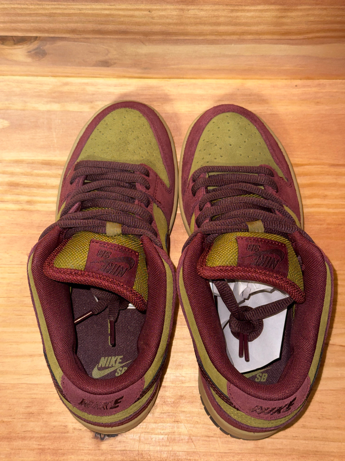 Nike SB Dunk Low Dark Team Red Olive Flak
