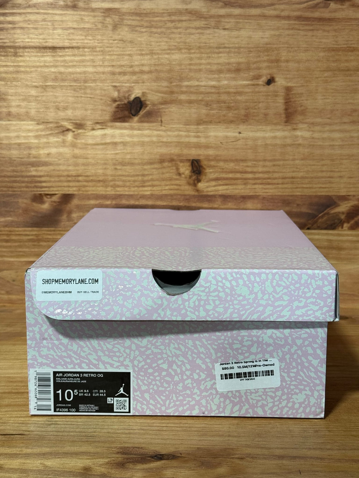 Jordan 3 Retro Spring Is In The Air - Size 10.5
