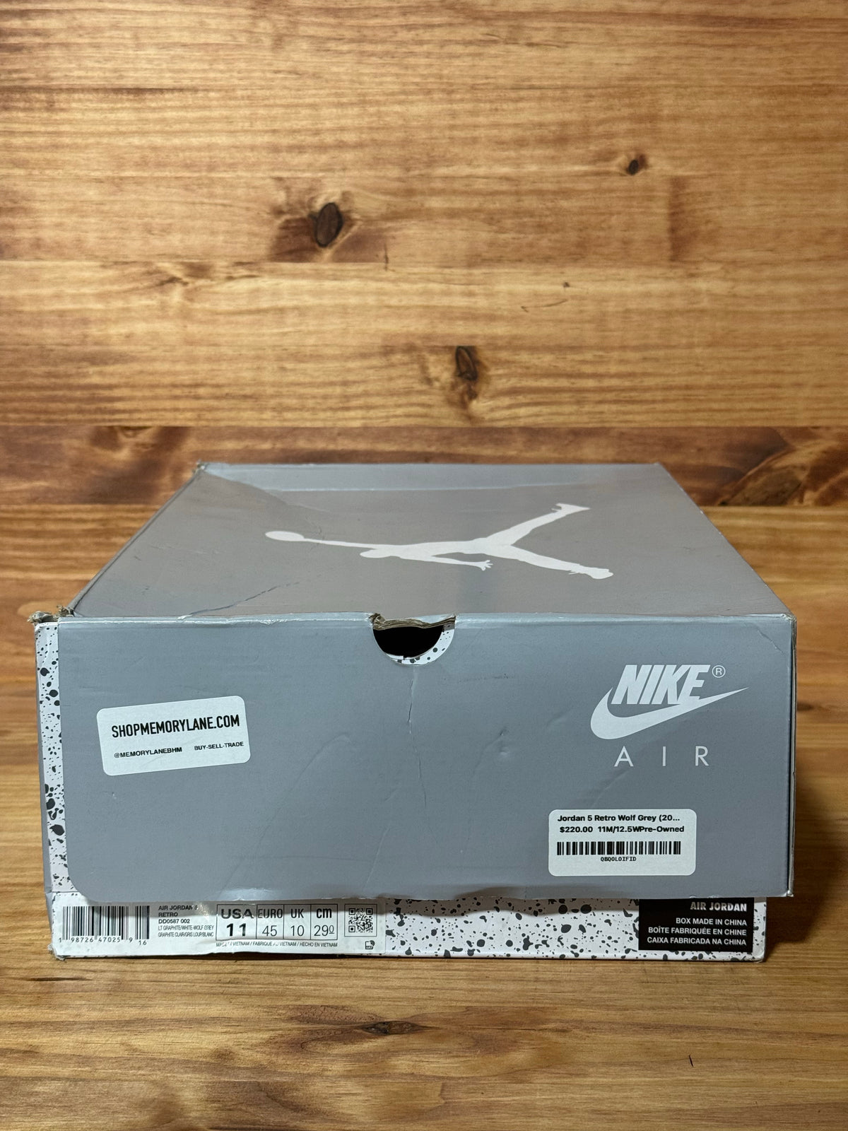 Jordan 5 Retro Wolf Grey (2026) - Size 11