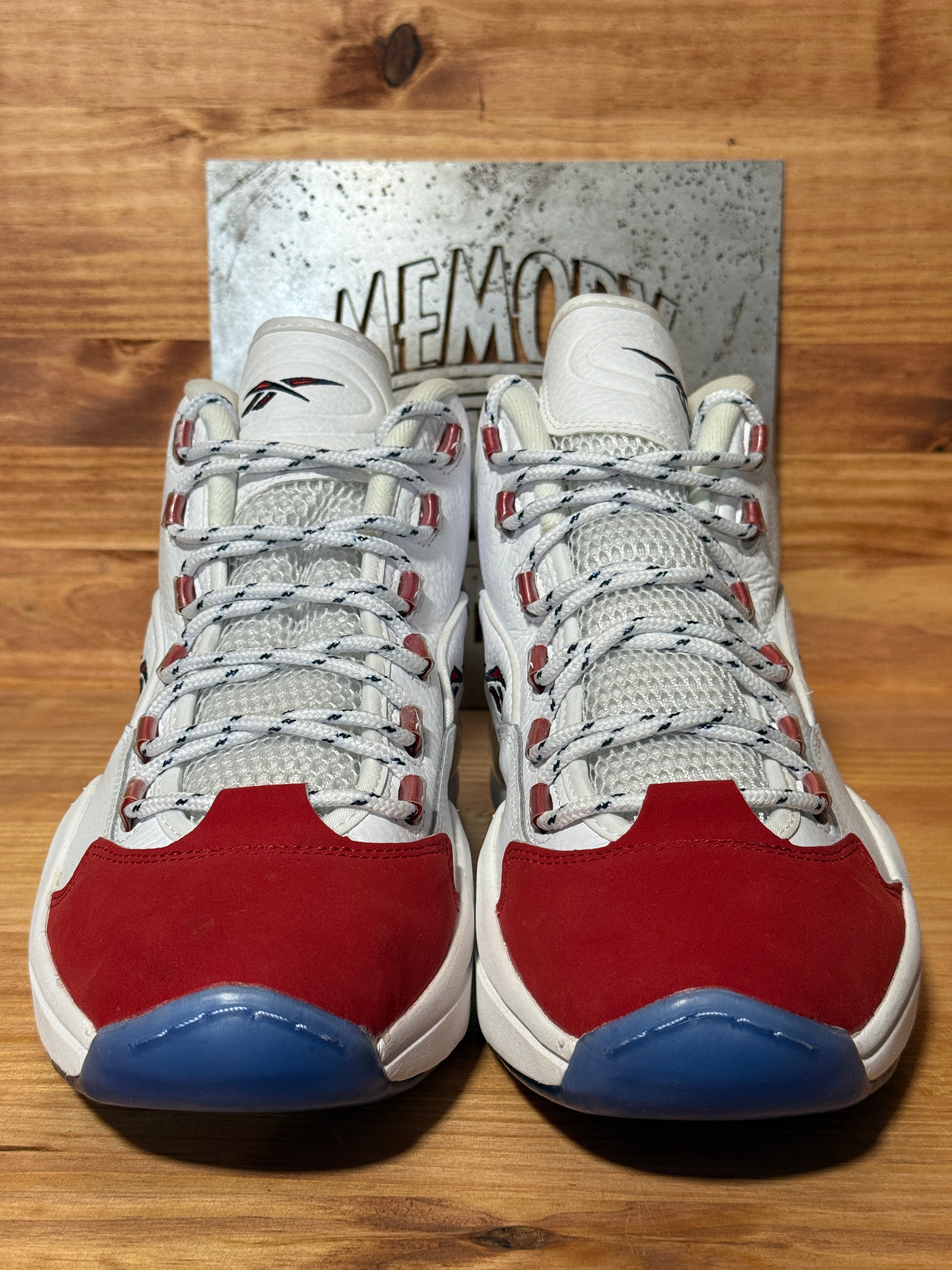 Reebok Question Mid Red Toe 25th Anniversary