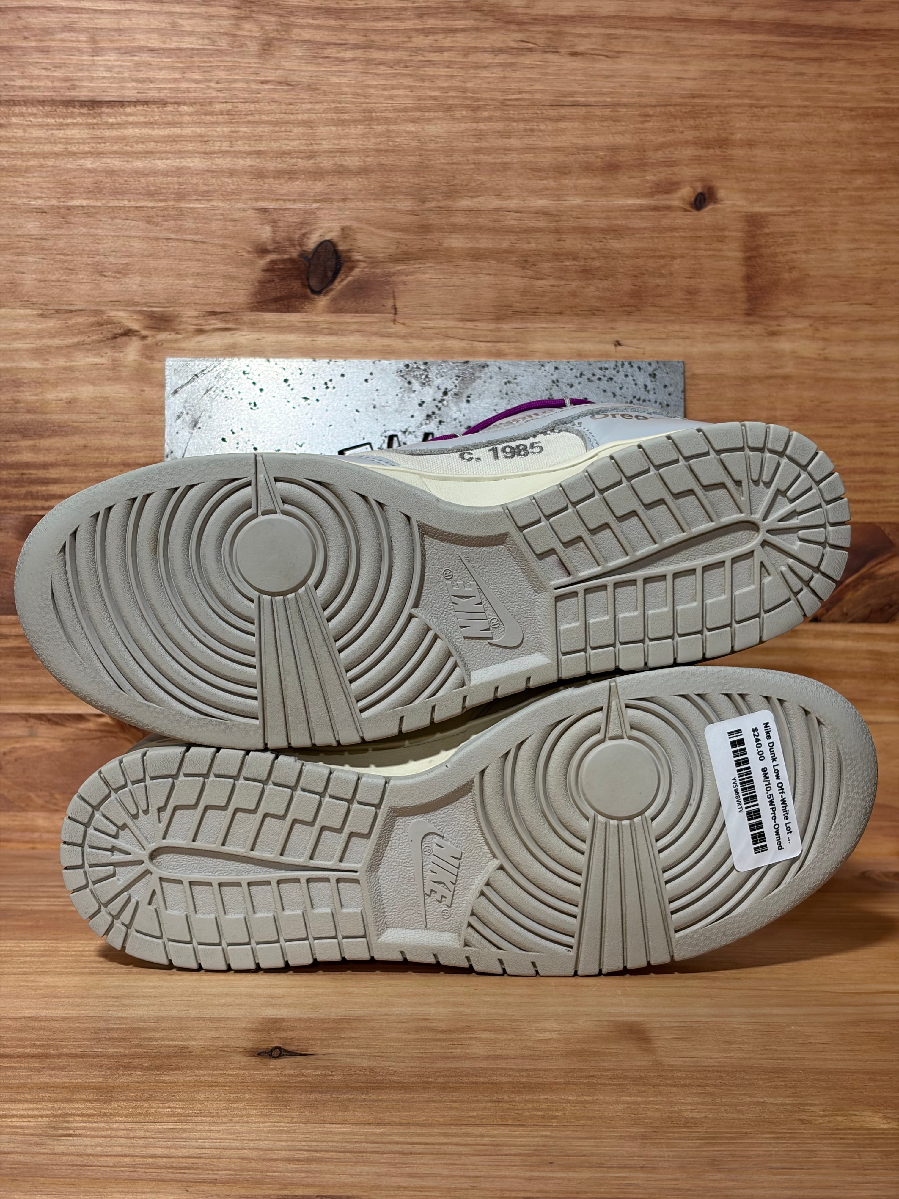 Nike Dunk Low Off-White Lot 21