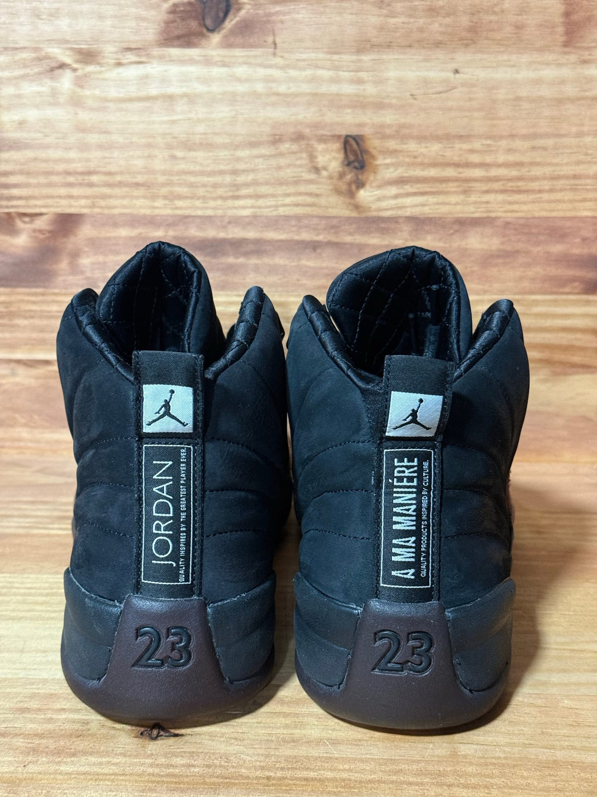 Jordan 12 Retro SP A Ma Maniére Black (Women's) - Size 12W