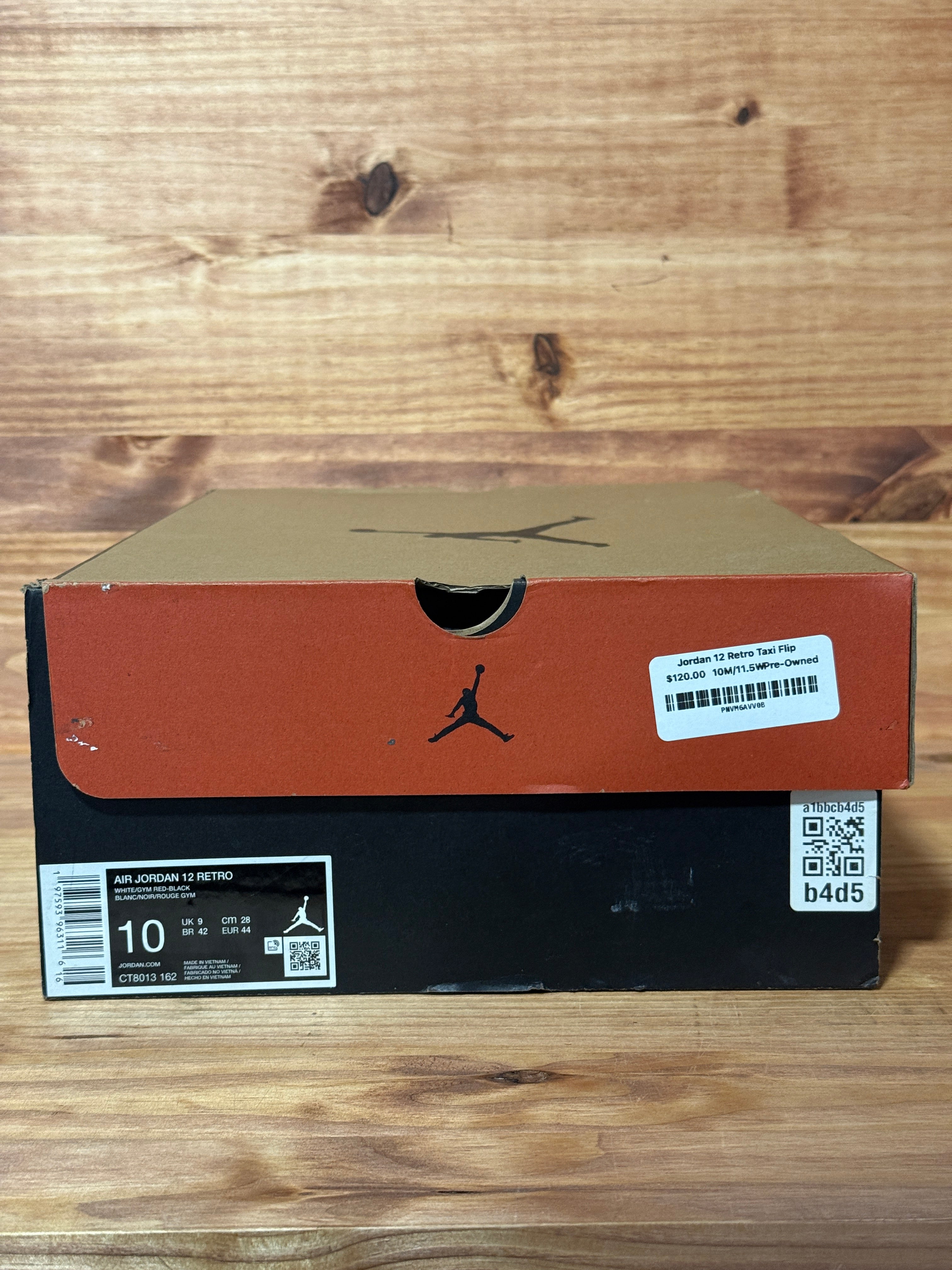 Jordan 12 Retro Taxi Flip