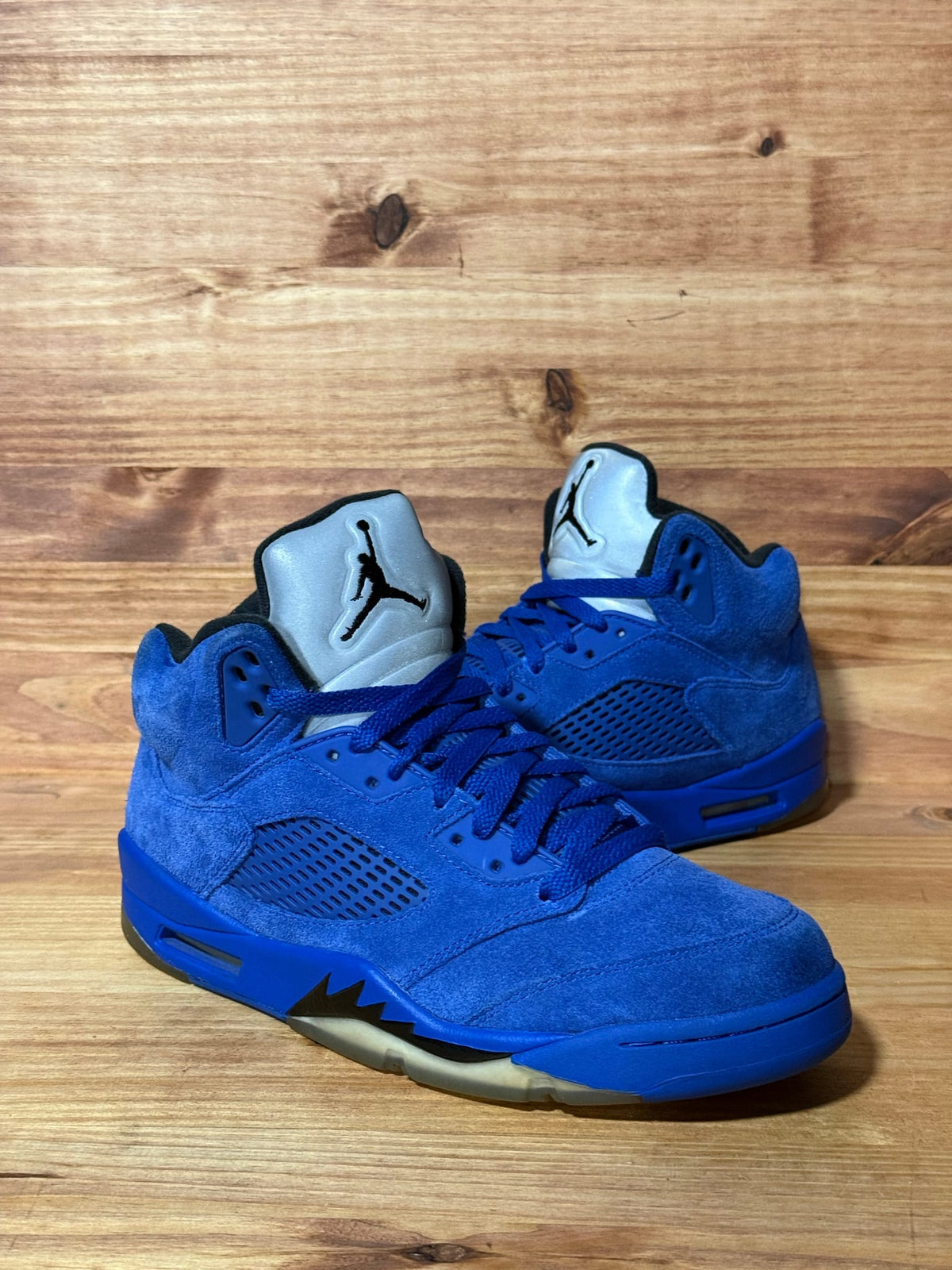 Jordan 5 Retro Blue Suede - Size 8.5