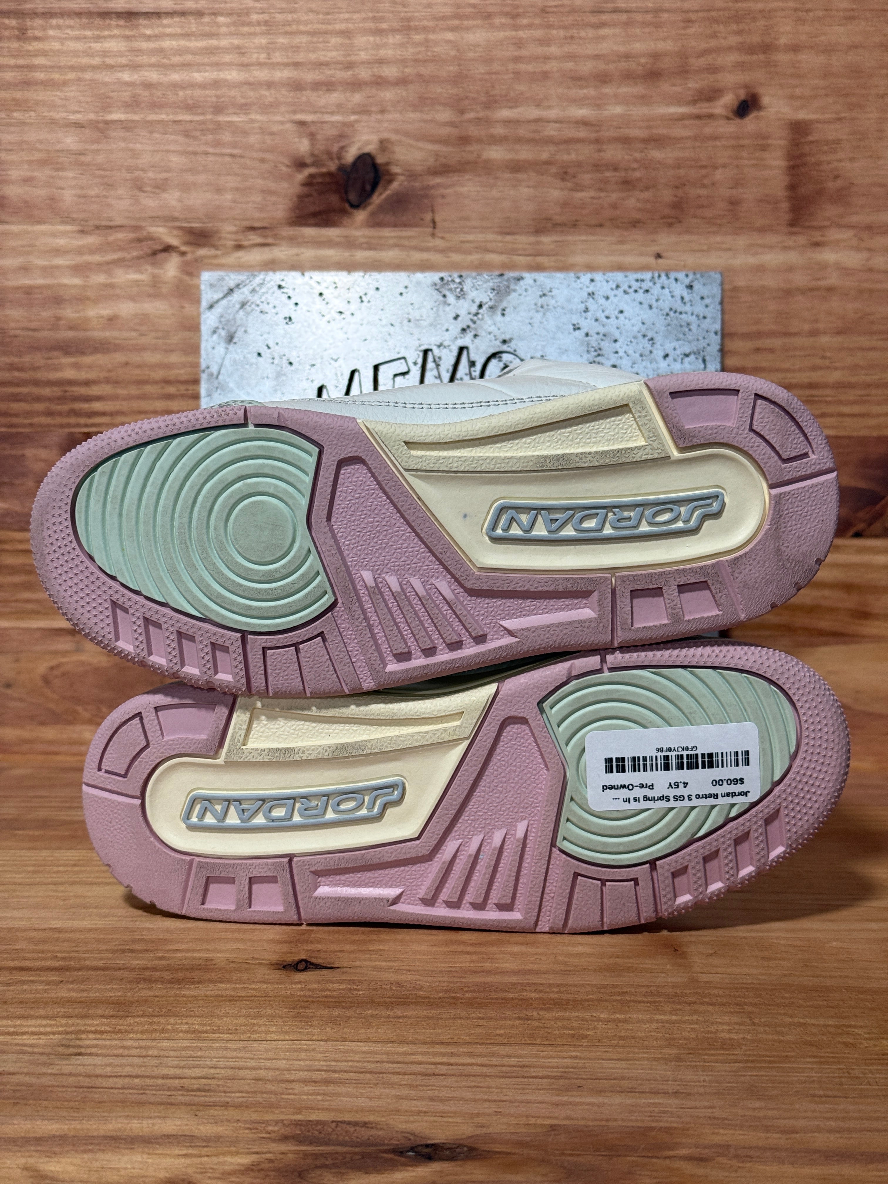 Jordan Retro 3 GS Spring Is In The Air