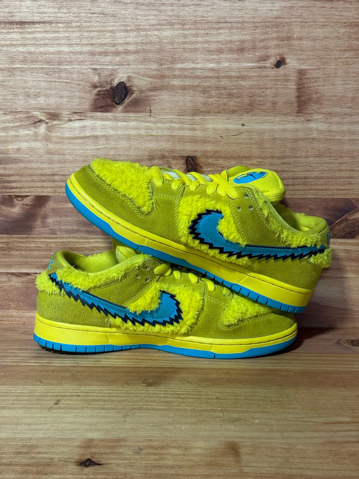 Nike SB Dunk Low Grateful Dead Bears Opti Yellow - Size 9