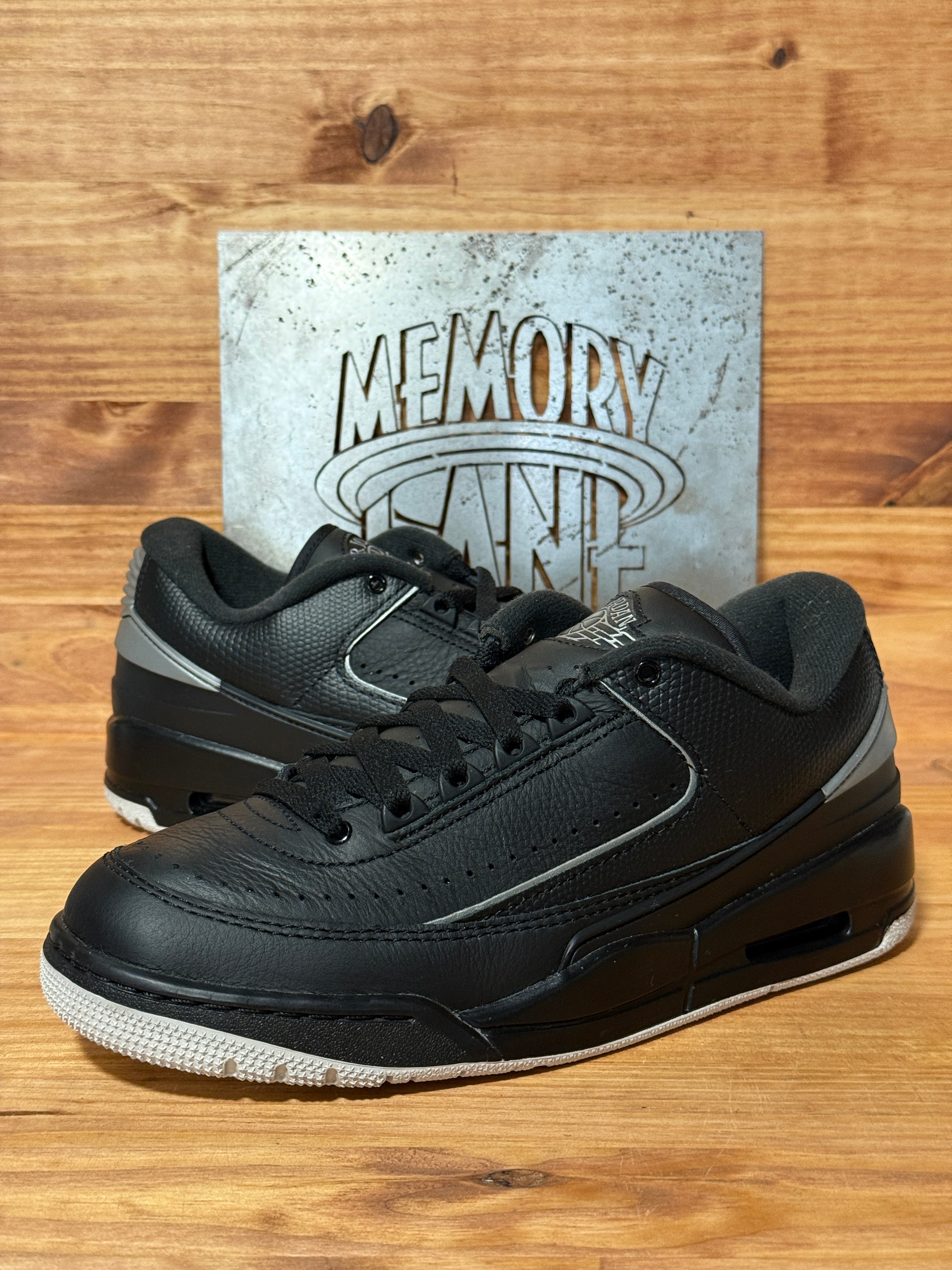 Jordan 2/3 Black Metallic Silver
