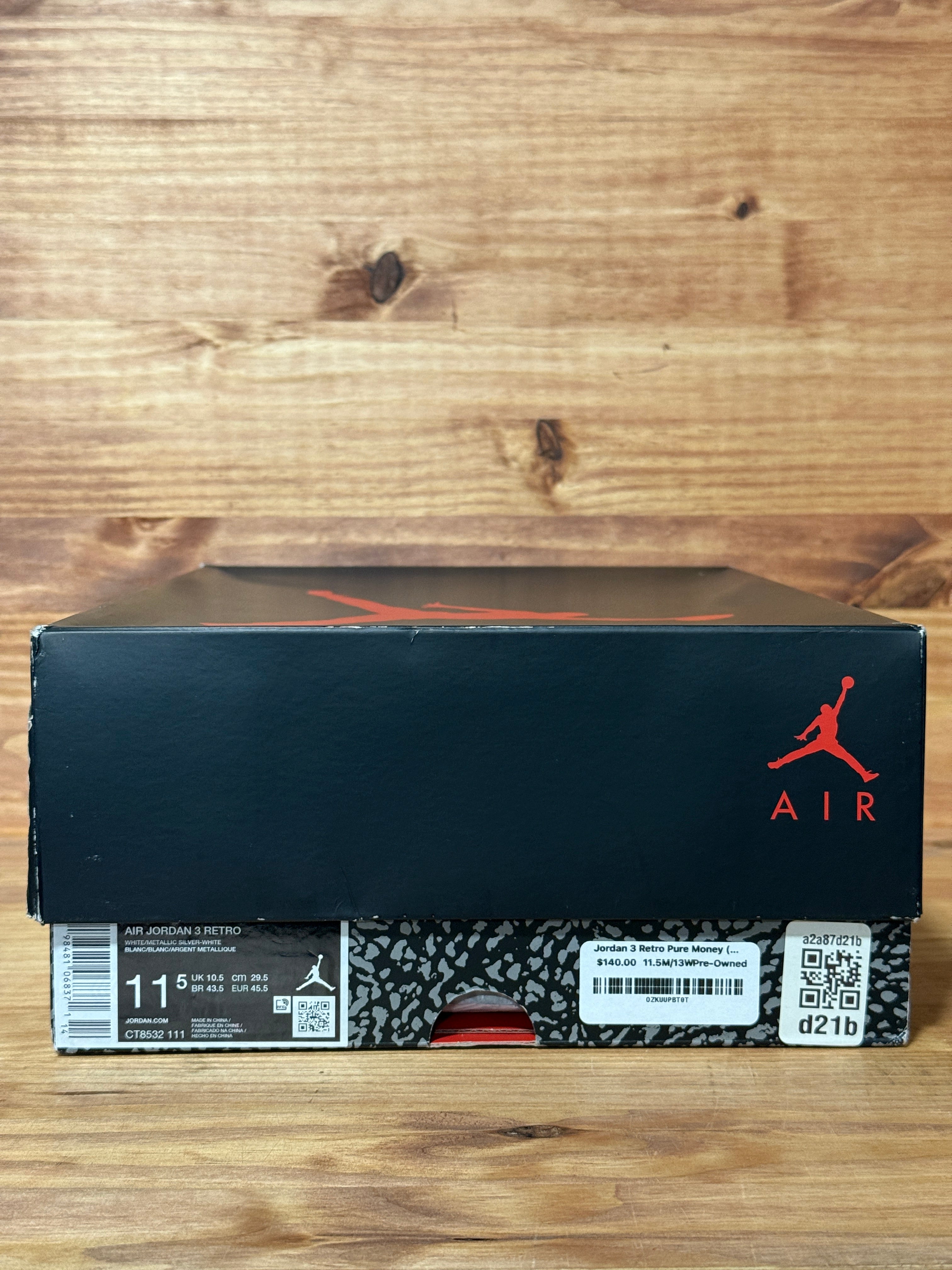 Jordan 3 Retro Pure Money (2025)