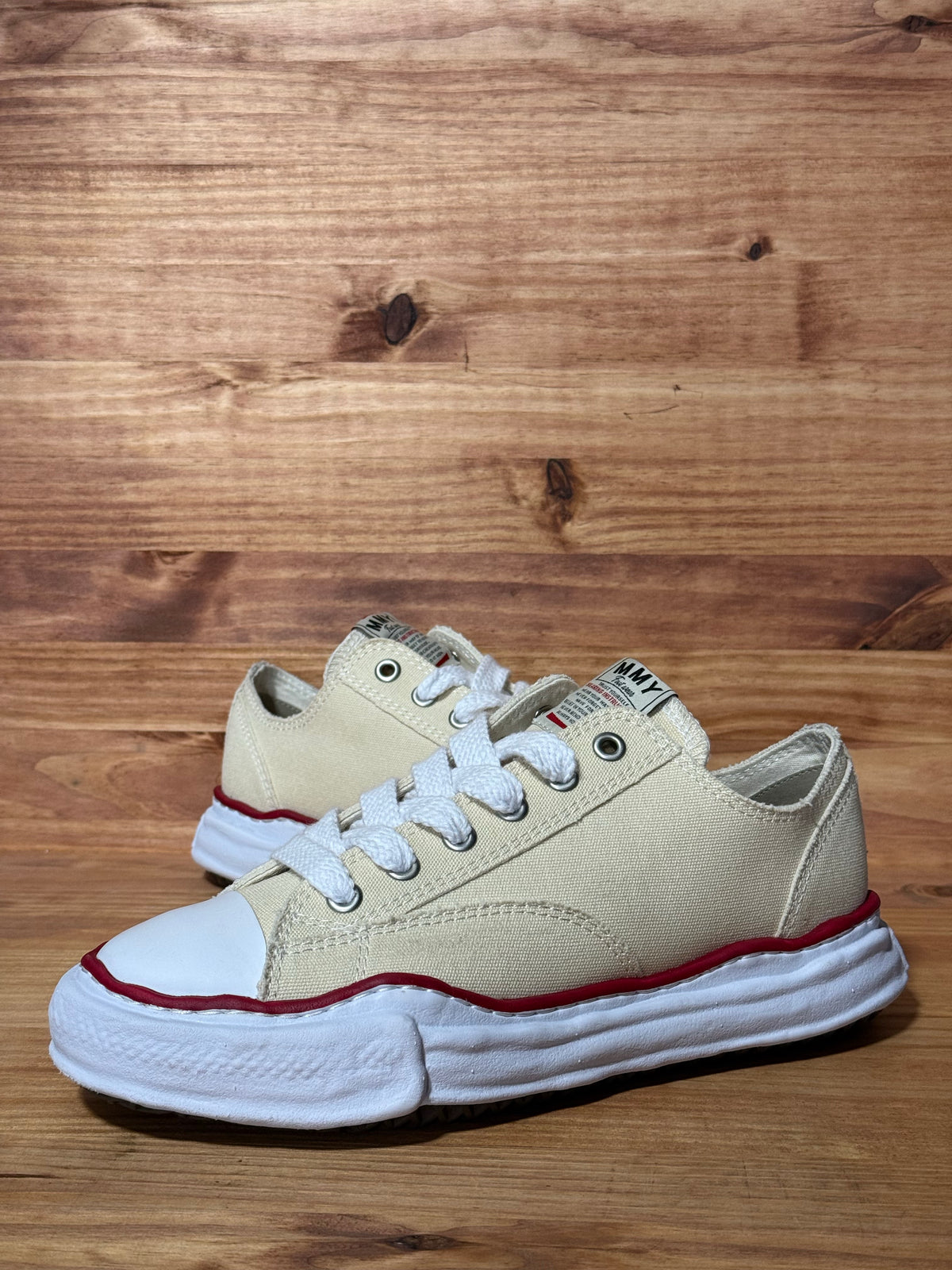 Maison Mihara Yasuhiro Peterson OG Sole Canvas Low Natural