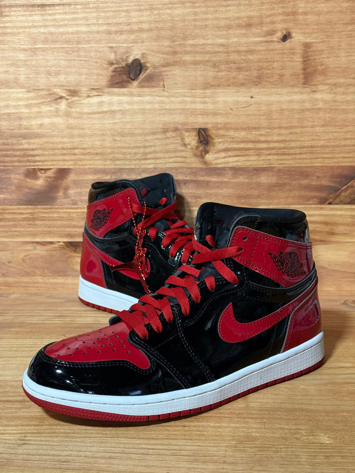 Jordan 1 Retro High OG Patent Bred - Size 8
