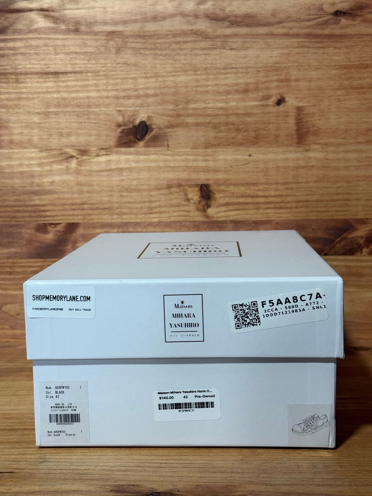 Maison Mihara Yasuhiro Hank OG Sole Canvas Low Black - Size 9