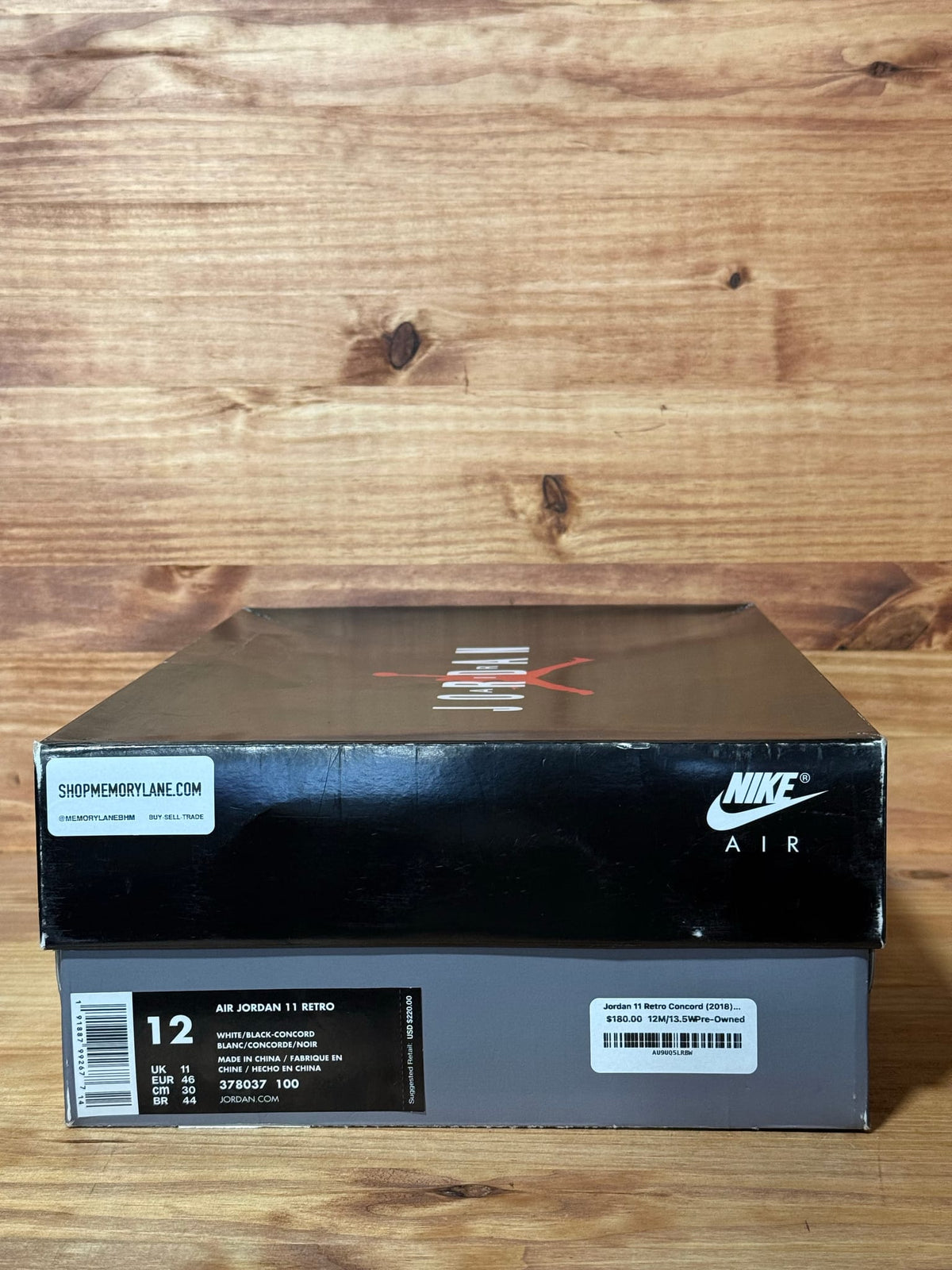 Jordan 11 Retro Concord (2018) - Size 12