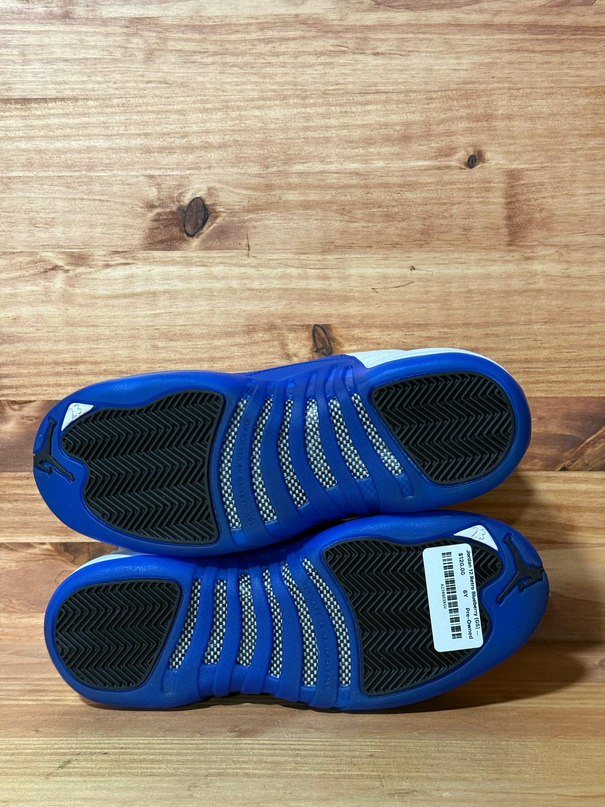 Jordan 12 Retro Blueberry (GS) - Size 6Y