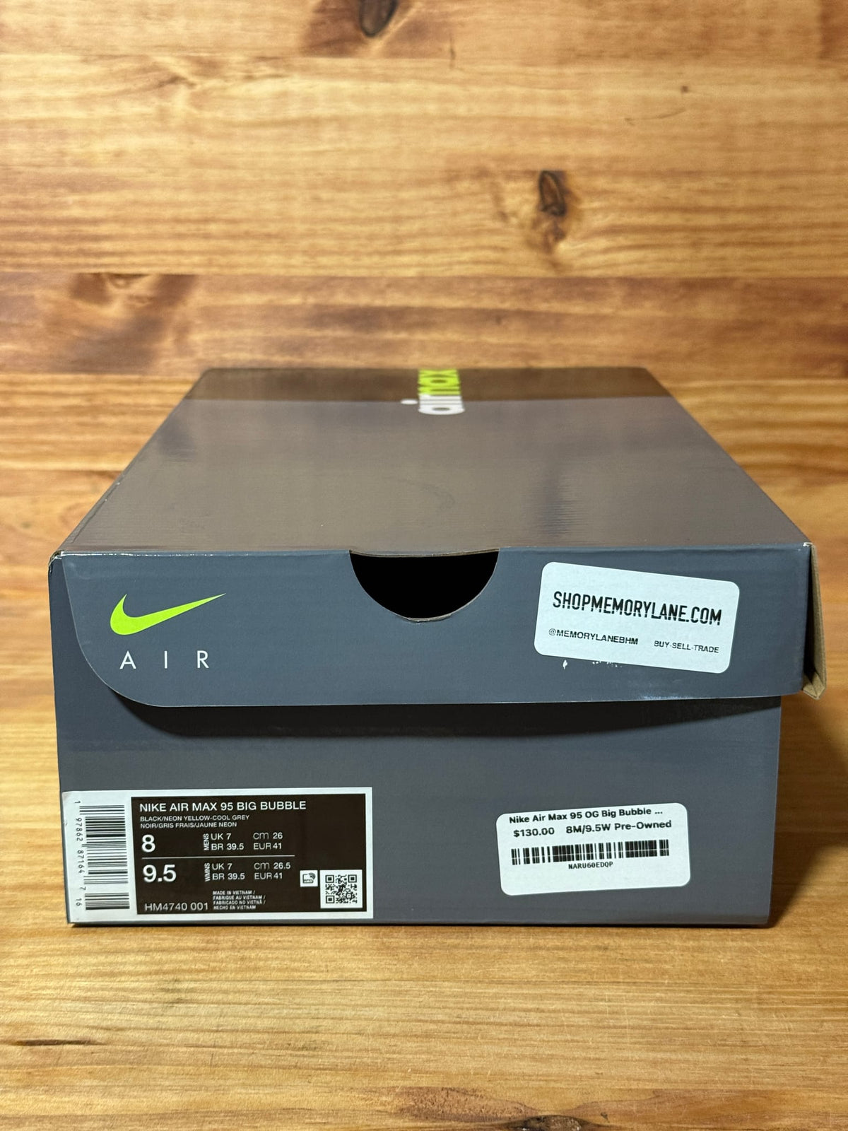 Nike Air Max 95 OG Big Bubble Neon (2025/2026) - Size 8