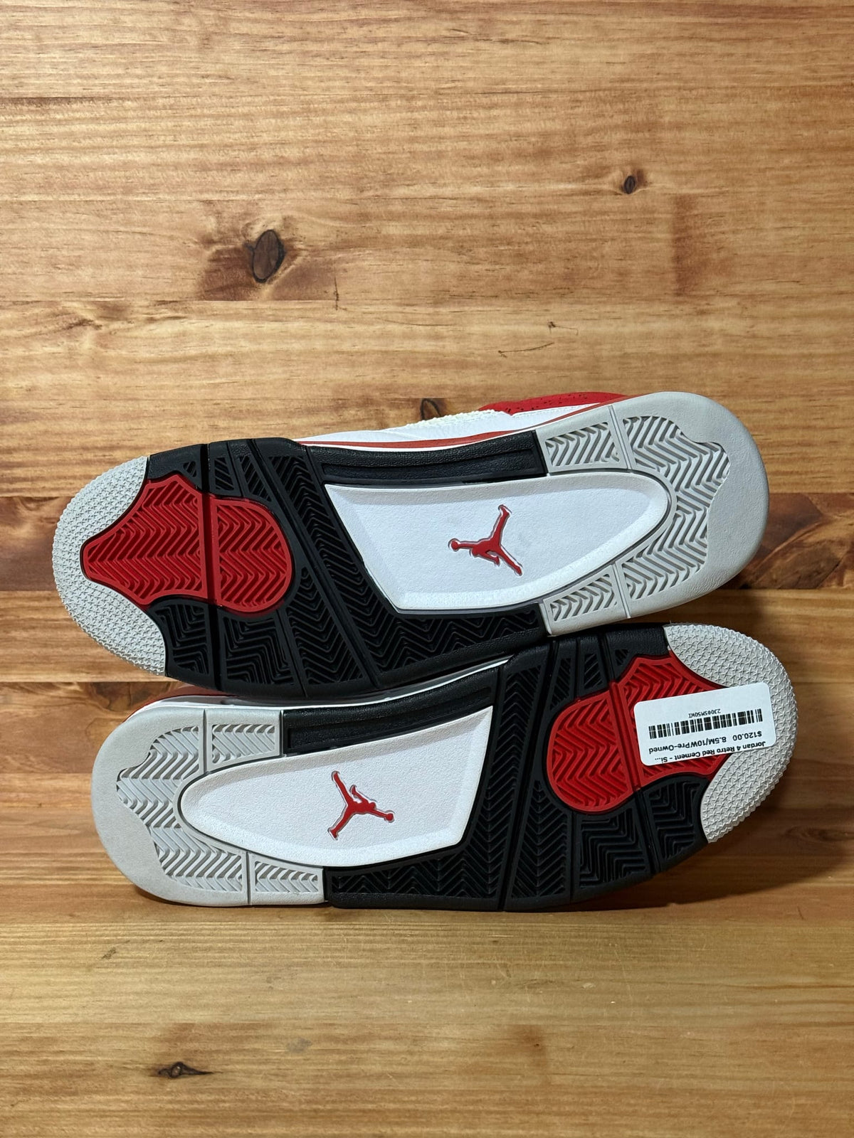 Jordan 4 Retro Red Cement - Size 8.5