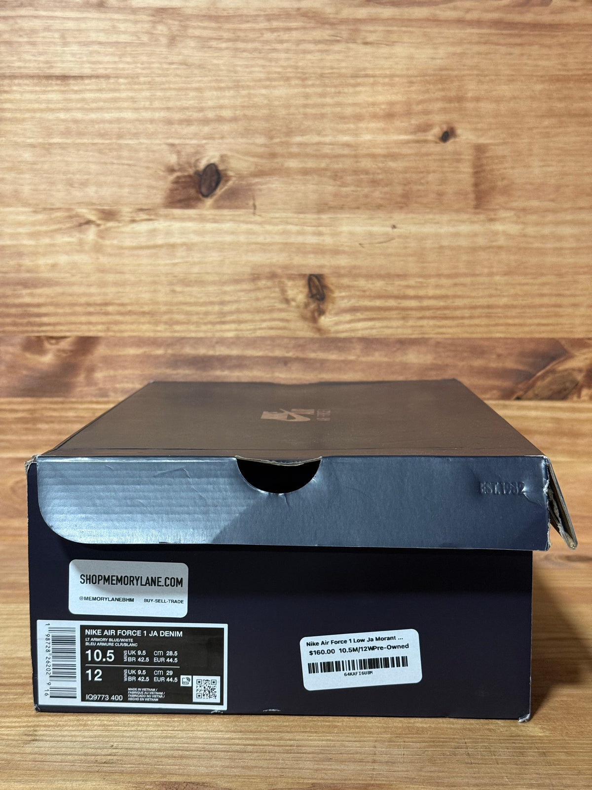 Nike Air Force 1 Low Ja Morant Denim Light Armory Blue