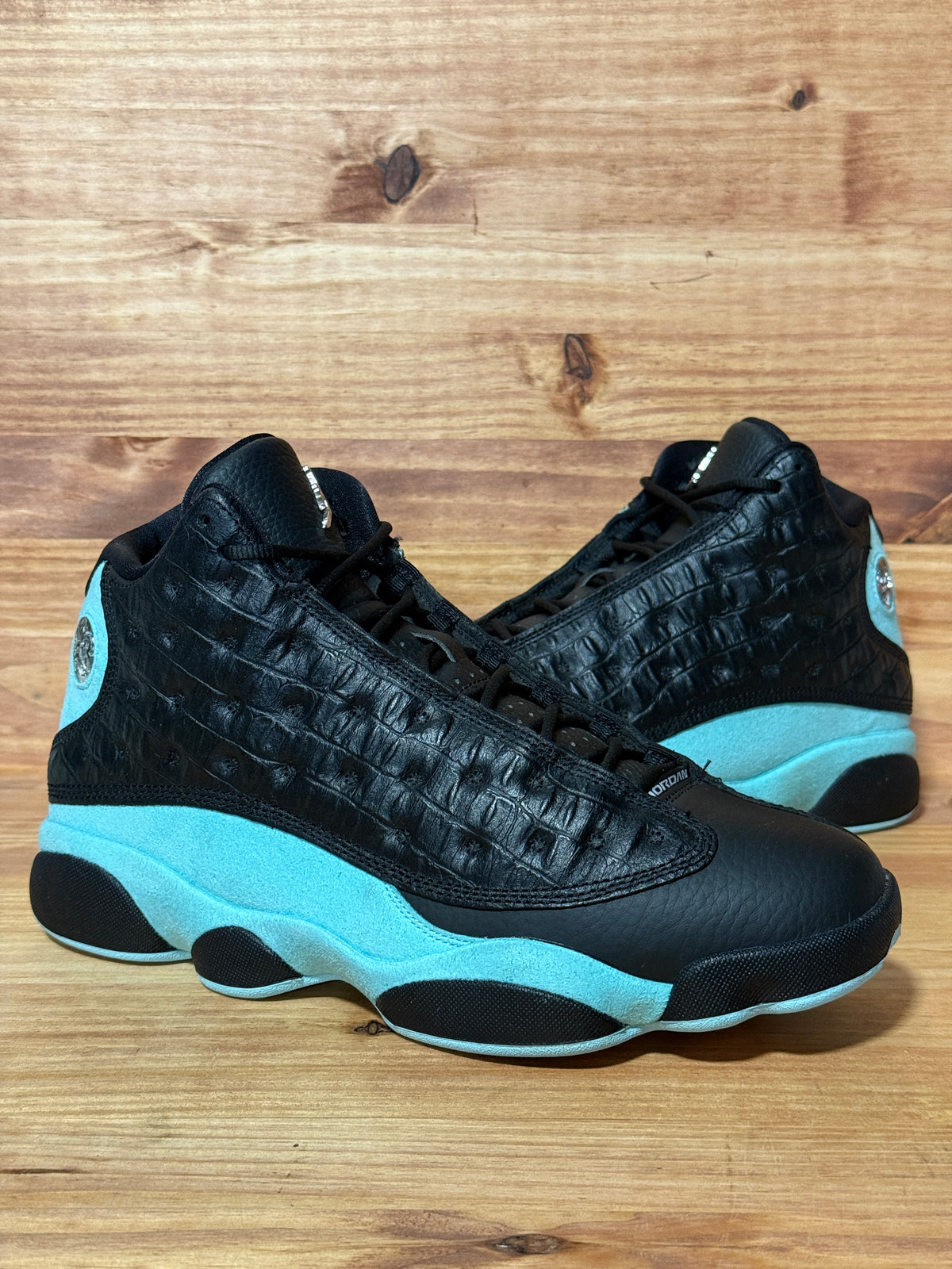 Jordan 13 Retro Black Island Green