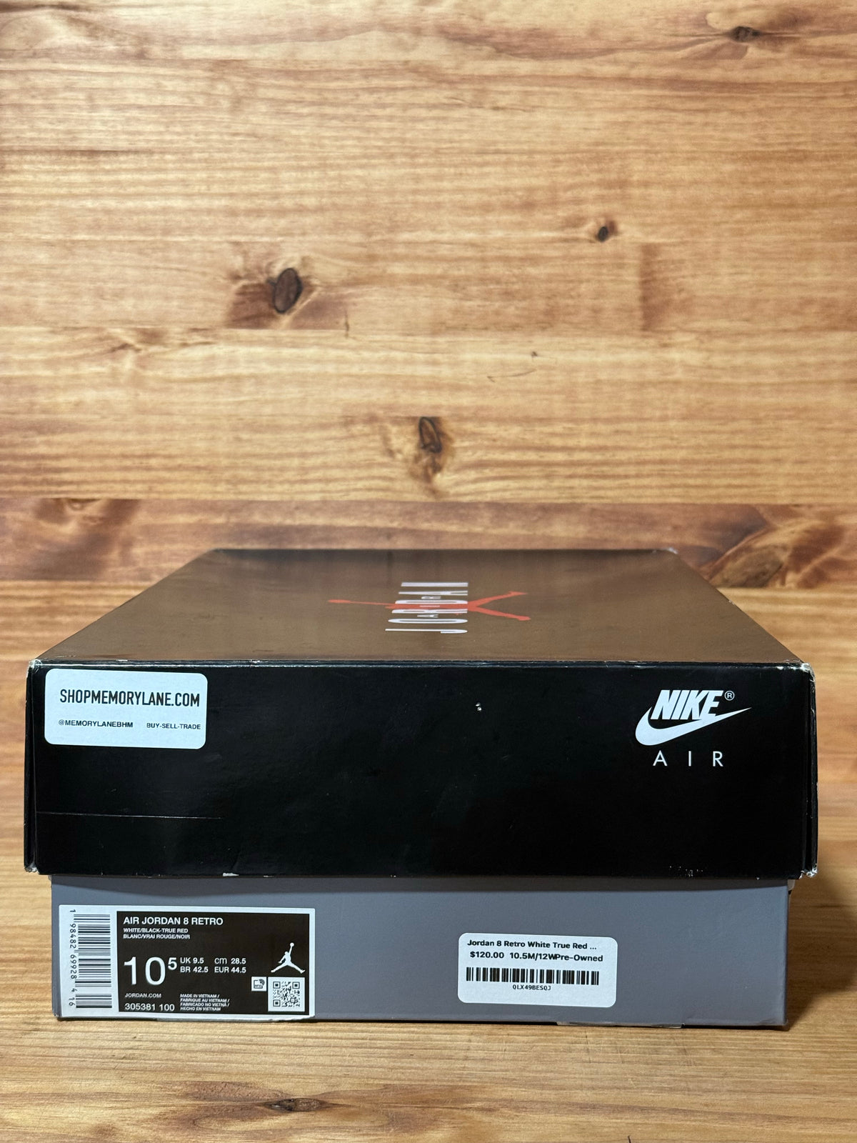 Jordan 8 Retro White True Red (2025)